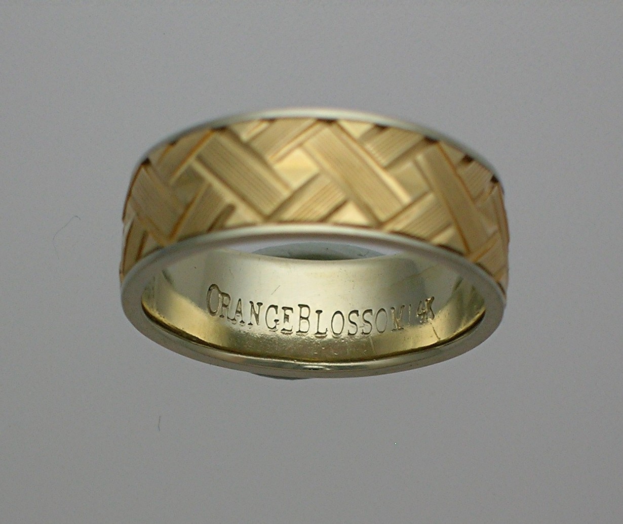 14K Yellow Gold Wedding Band Ring By Exquisite