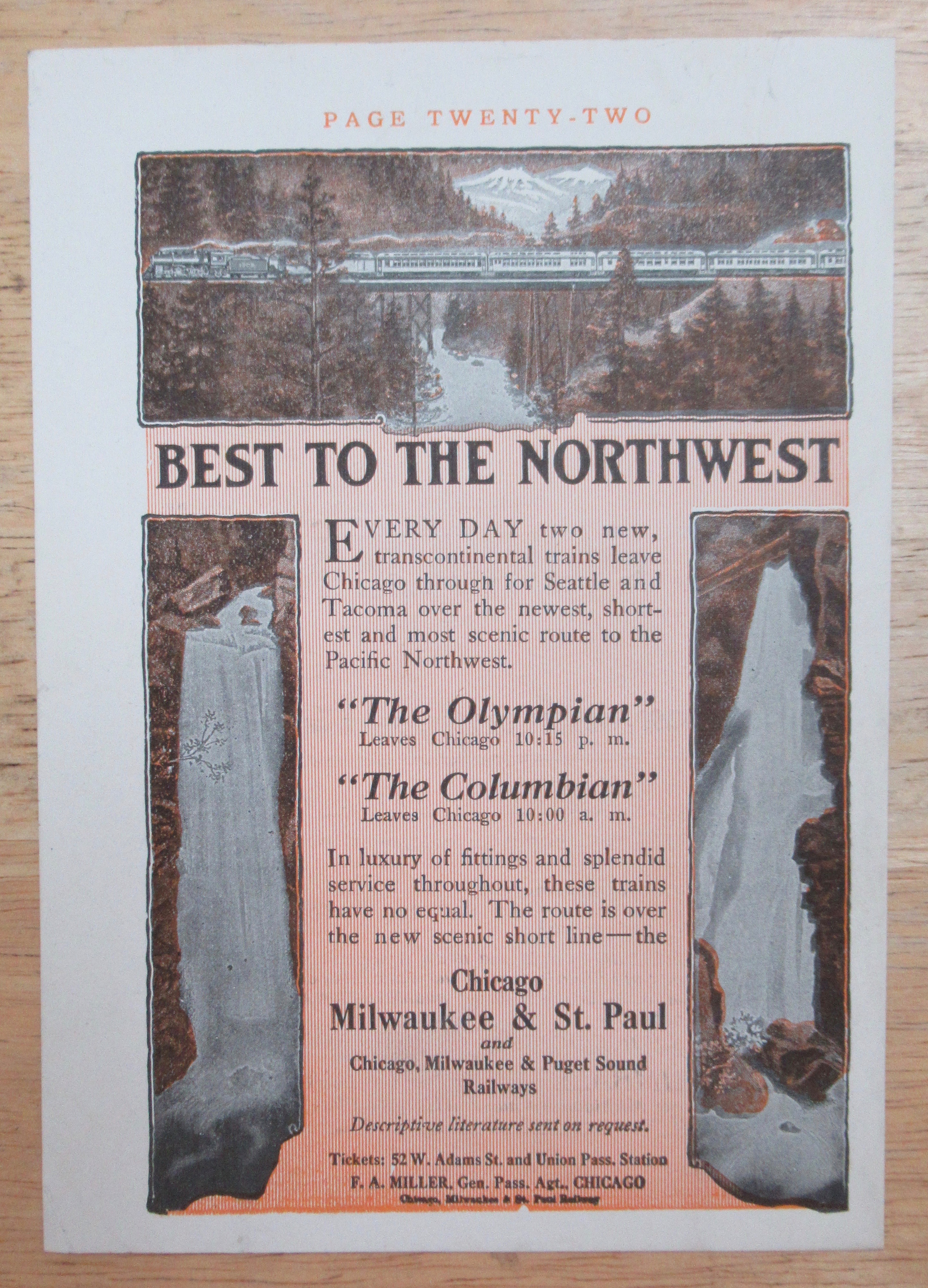 1912 Chicago, Milwaukee & St Paul w/ The Northwest