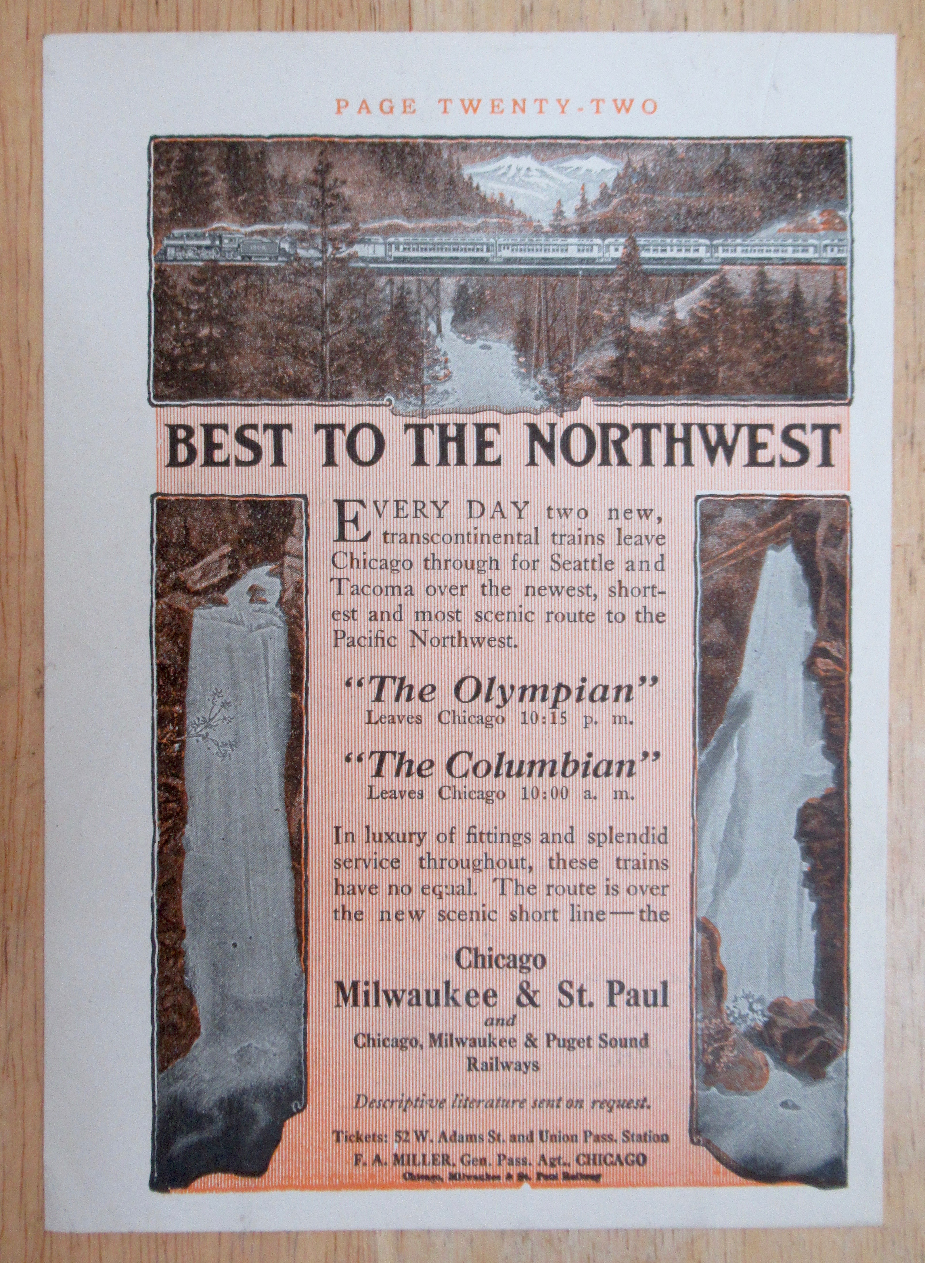 1912 Chicago, Milwaukee & St Paul w/ The Northwest