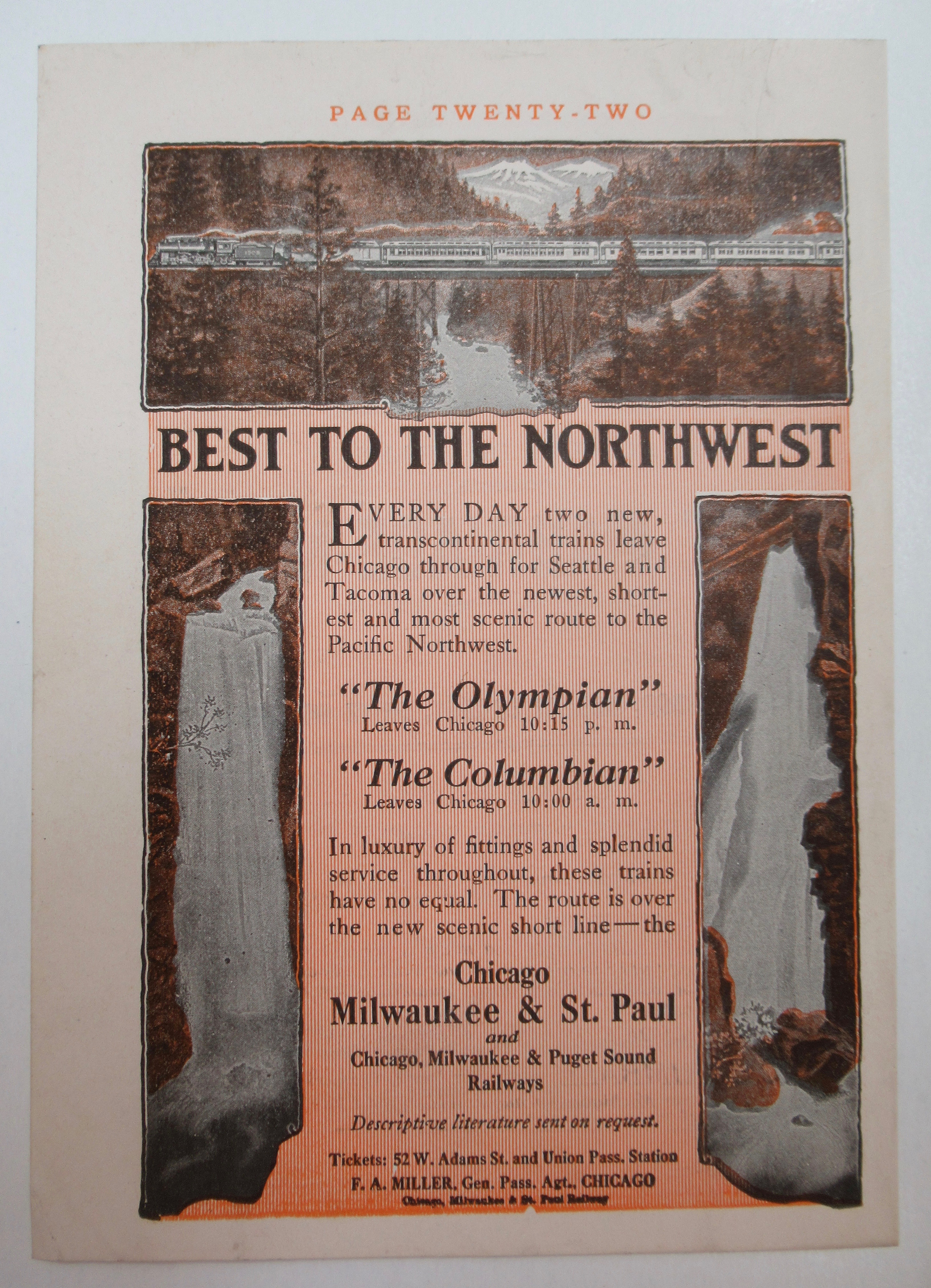 1912 Chicago, Milwaukee & St Paul w/ The Northwest