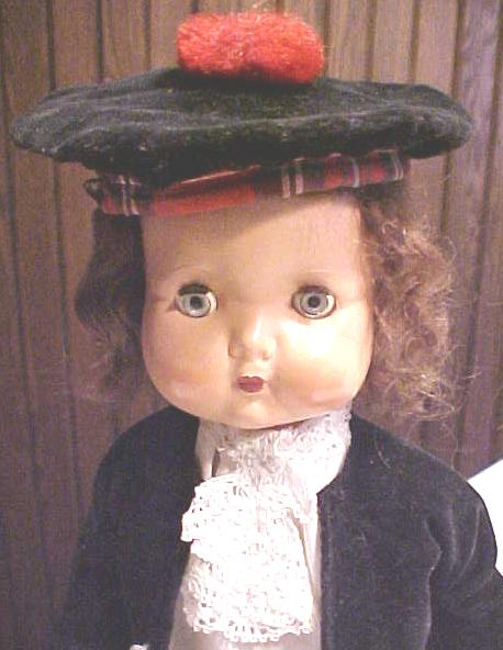 Roddy Doll England Walker 1950's HP Bagpipes