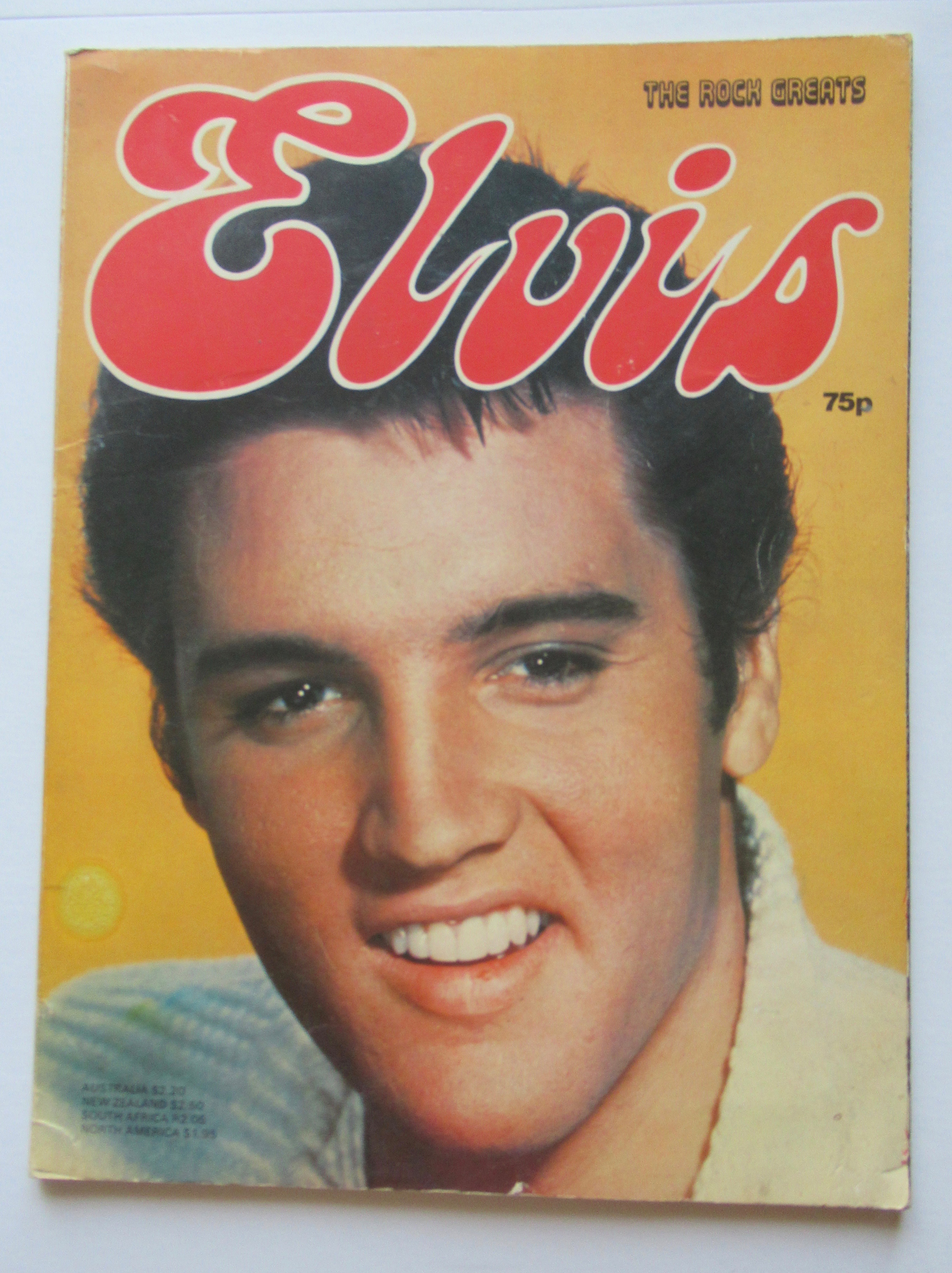 Elvis Magazine-1976-Elvis Rock Greats Commemorative