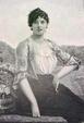 Wild Rose Lady Ornate Frame Engraving 1880's