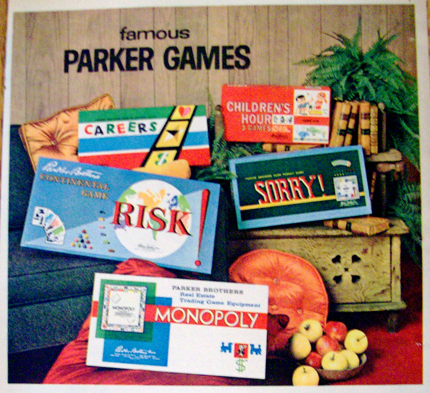 Vintage Ad: 1962 Parker Games
