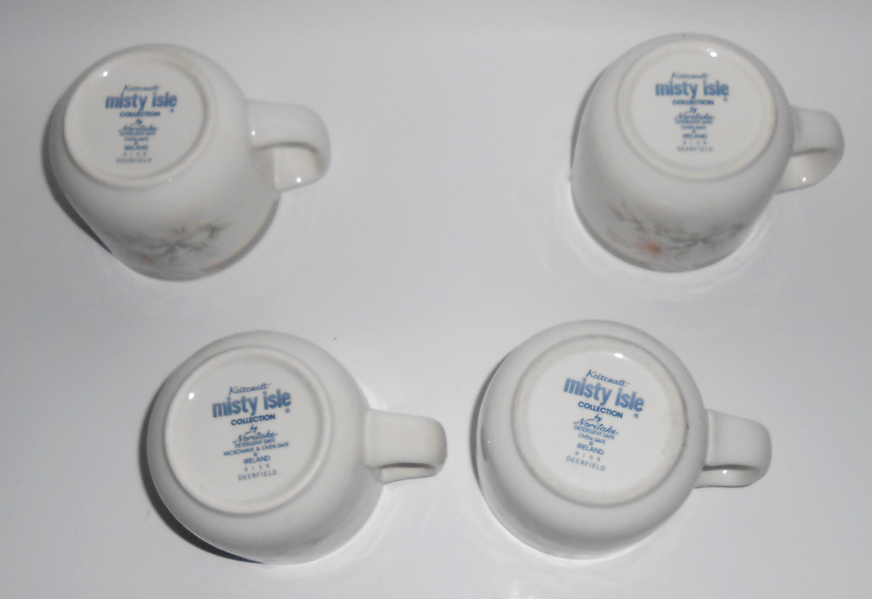Noritake China Keltcraft Misty Isle Deerfield Set/4 Cup