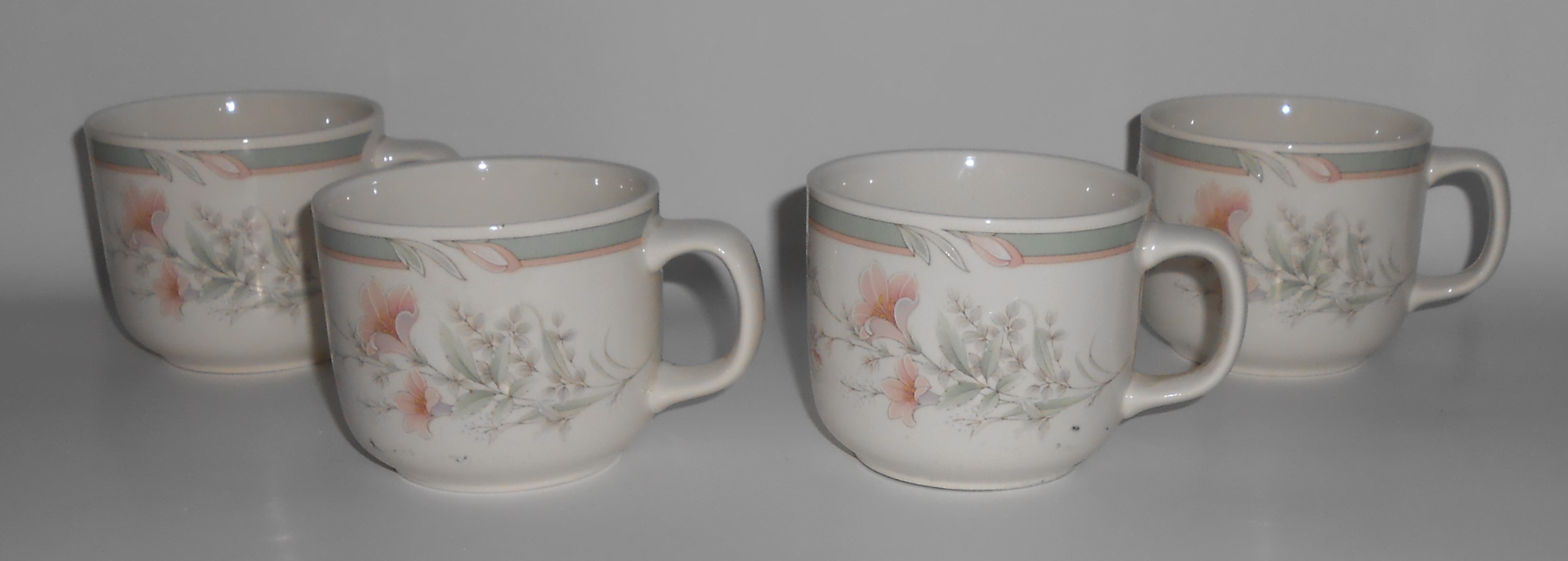 Noritake China Keltcraft Misty Isle Deerfield Set/4 Cup