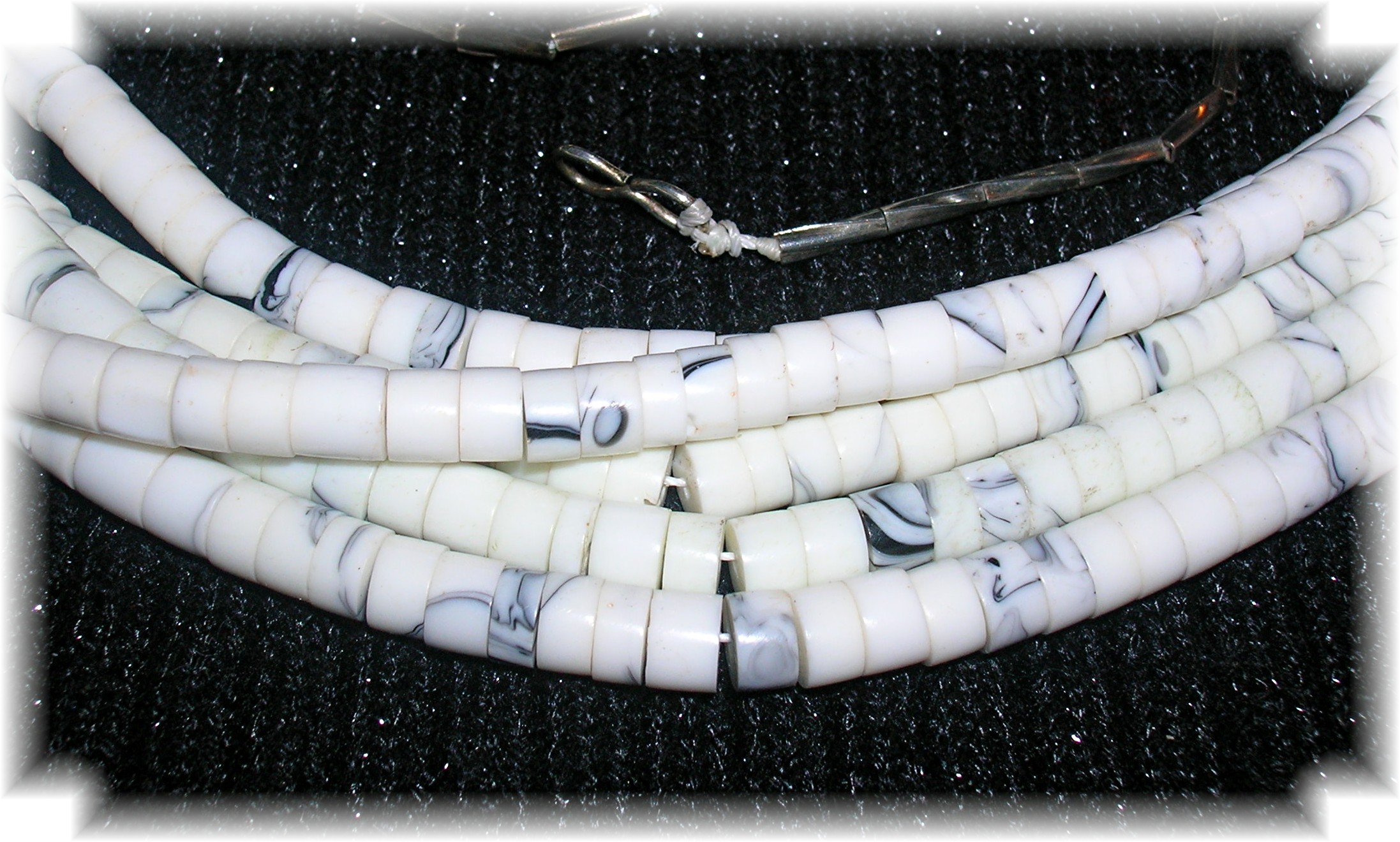 Native American White Turquoise/Howlite Sterling Silver