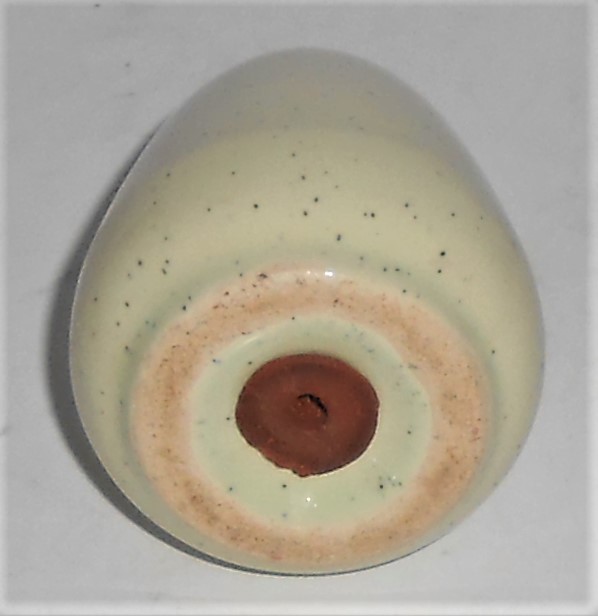 Bauer Brusche Pottery Al Fresco Green Speckle Salt Sha