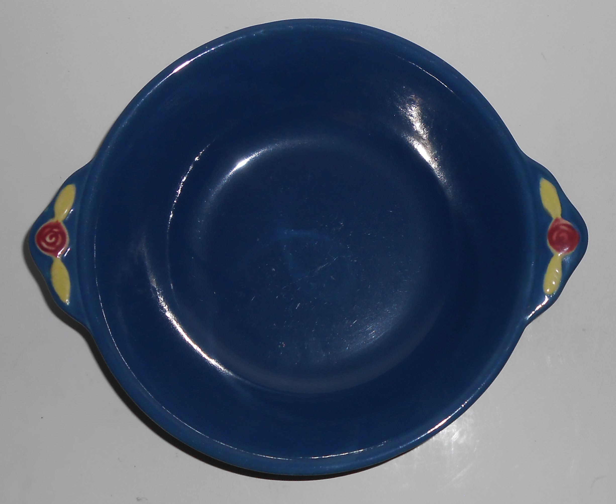 Coors Pottery Rosebud Early Blue Vegetable Bowl