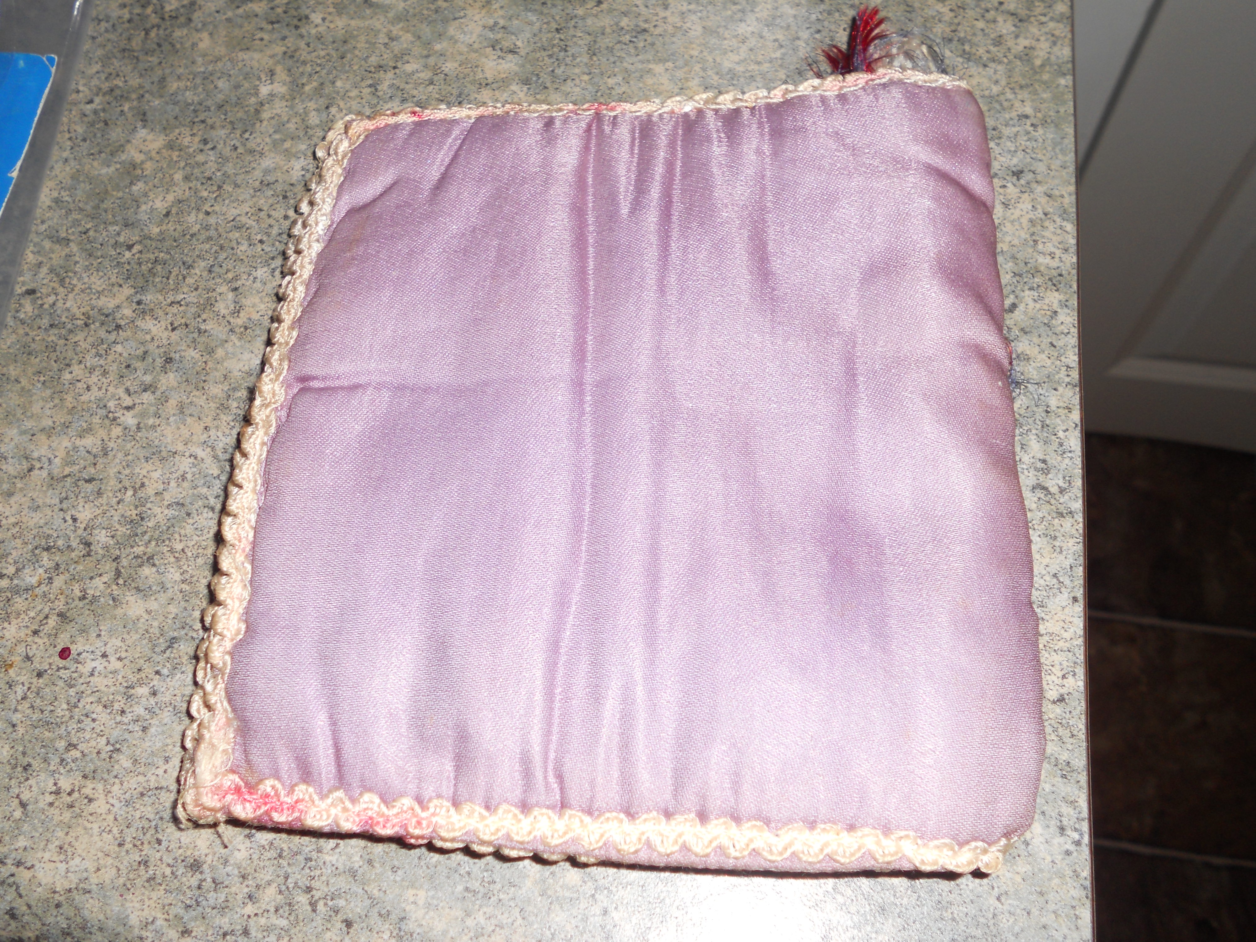 WWII Memory Silk Cover Book Handmade
