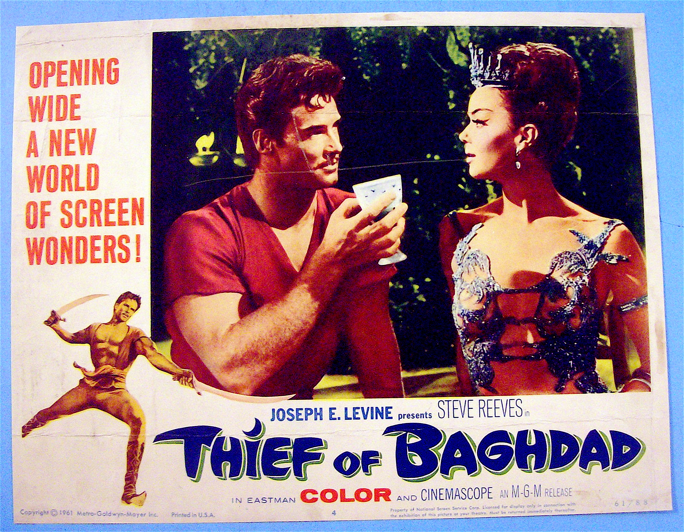 Thief Of Baghdad Lobby Card 1961 Steve Reeves