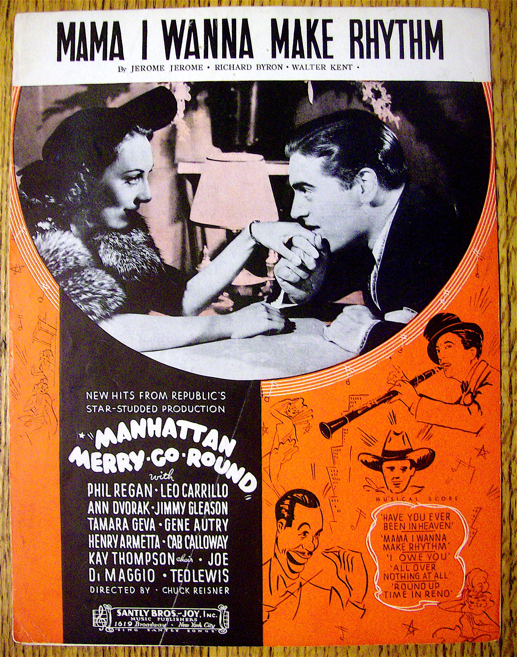 1937 Mama I Wanna Make Rhythm by Jerome Jerome