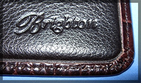 Brighton Black Tan leather Wallet Purse