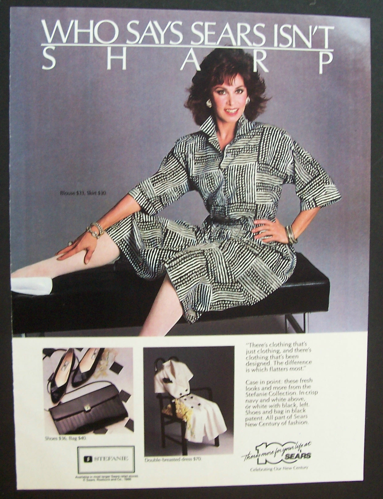 1986  Sears  with  Stefanie  Powers