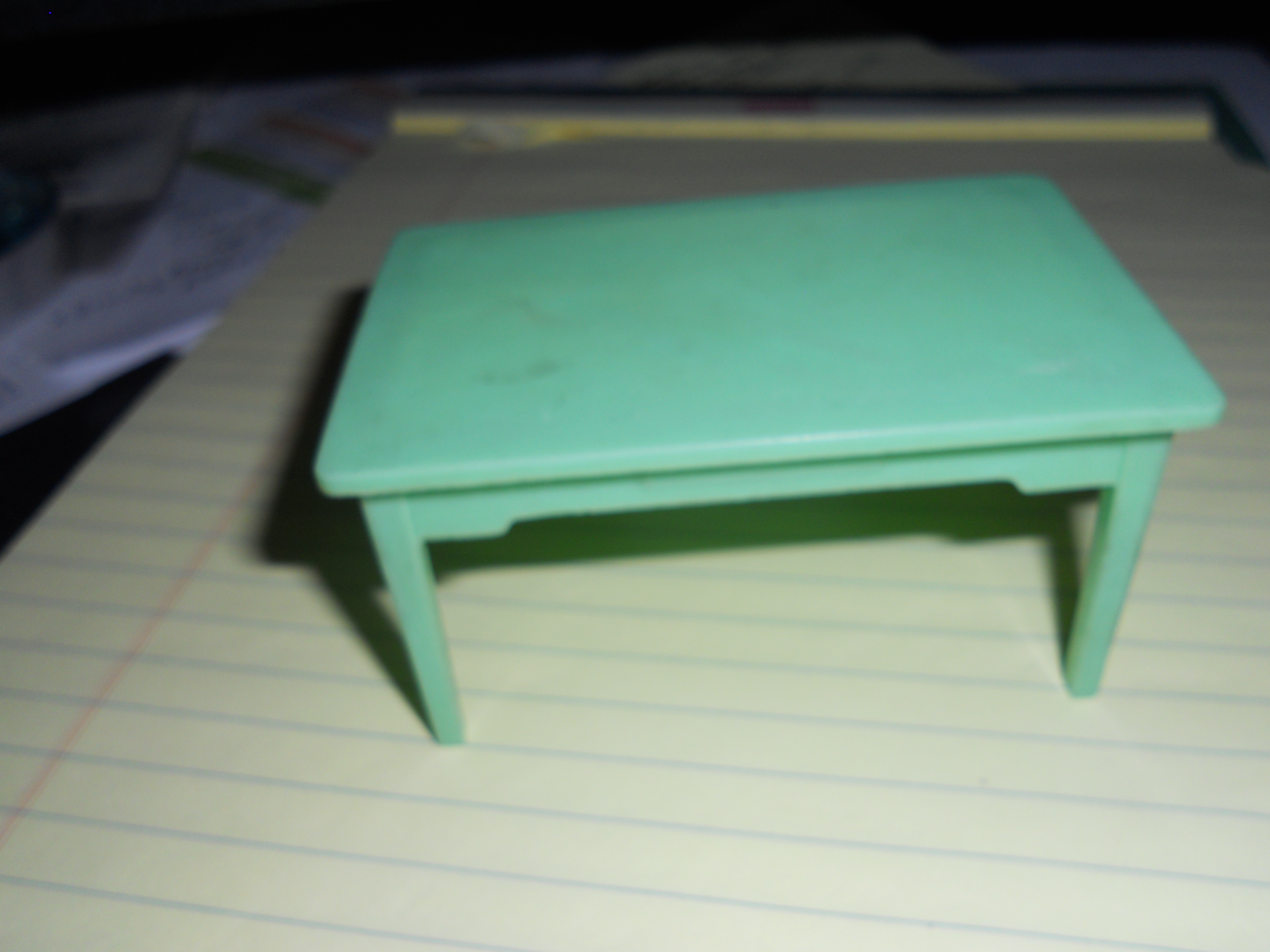 Renwal Dollhouse Green Table