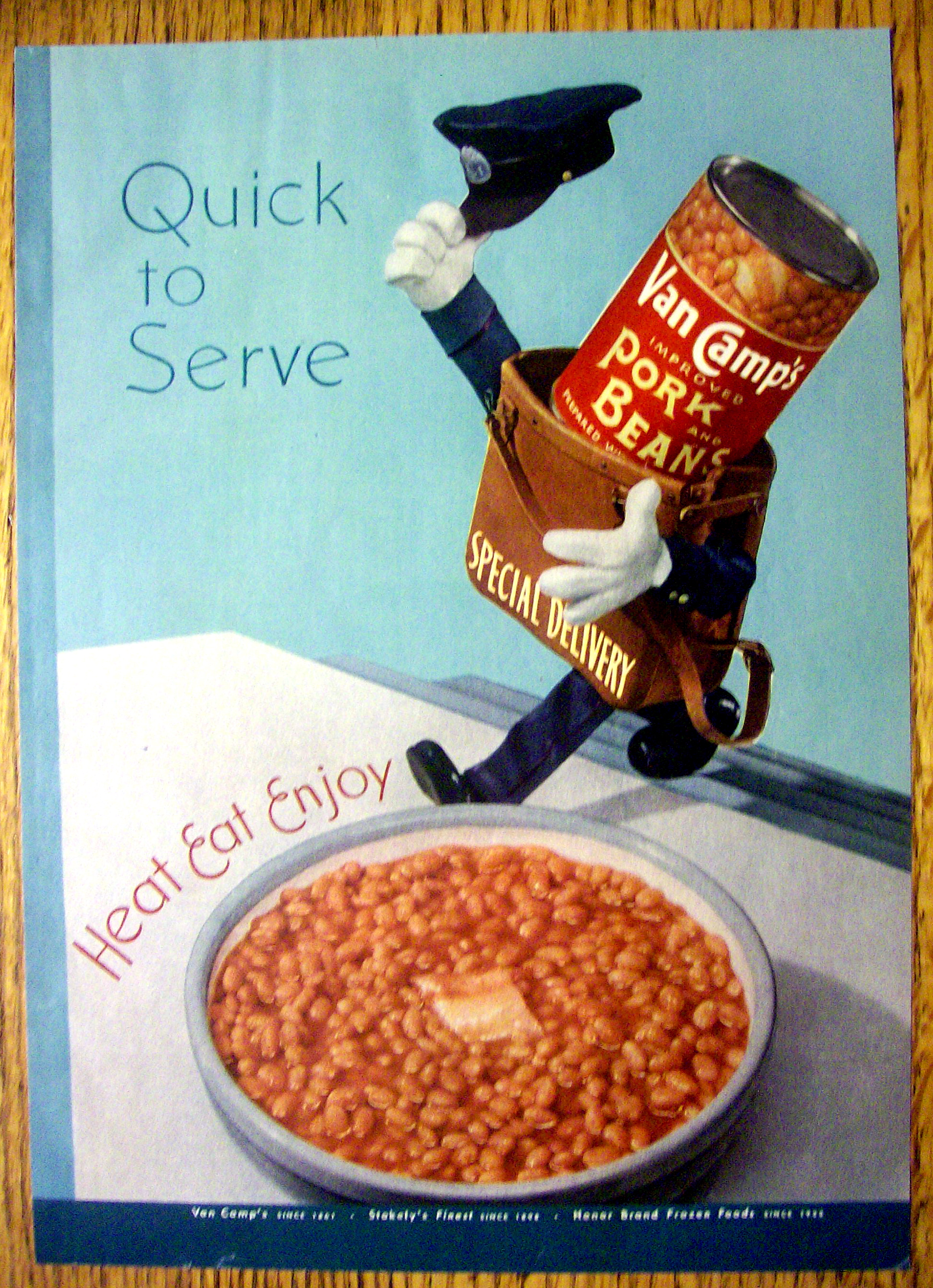 1949 Van Camp's Pork & Beans