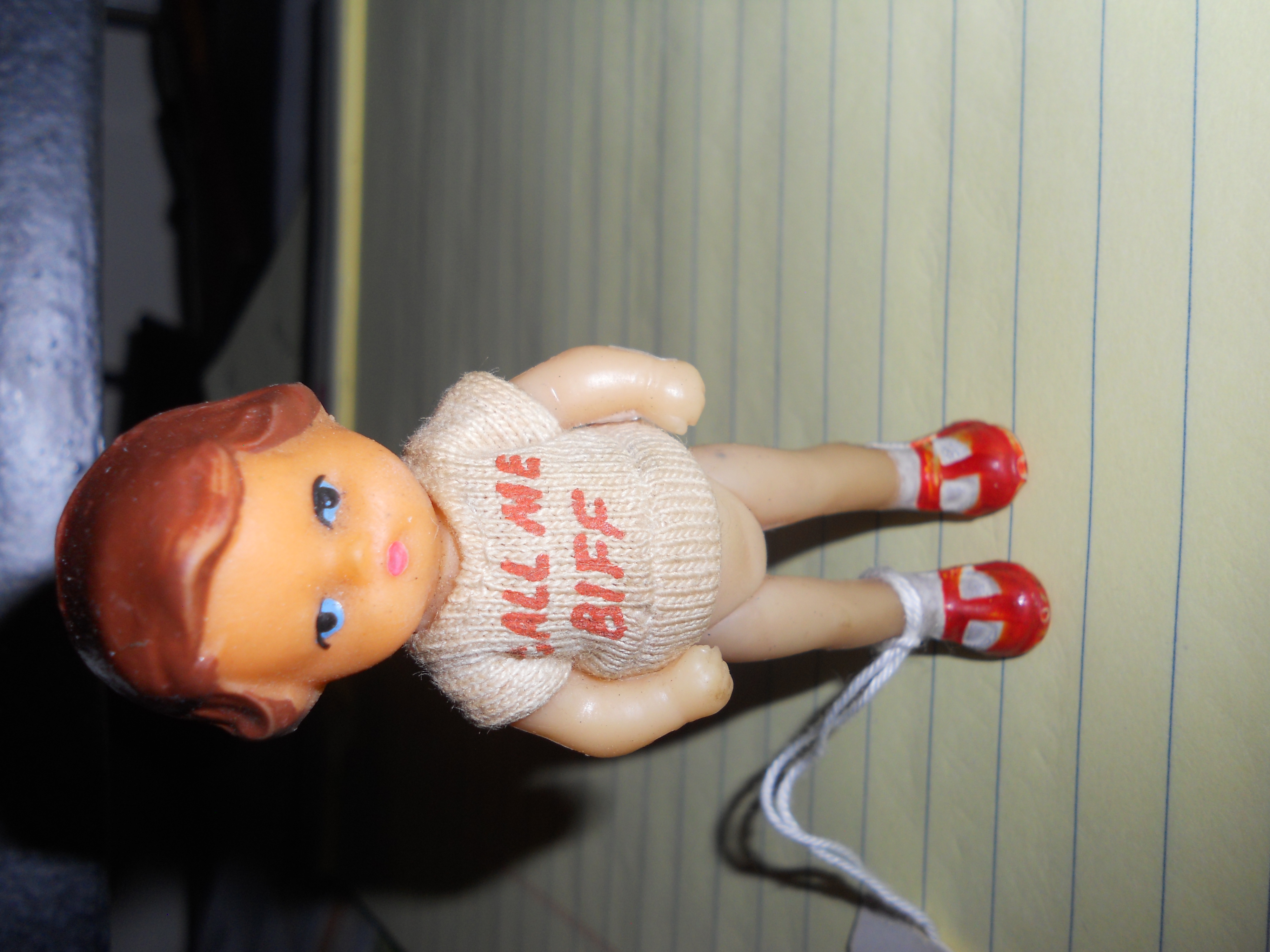 Biff Doll Germany Rubber 3 1/4 inch