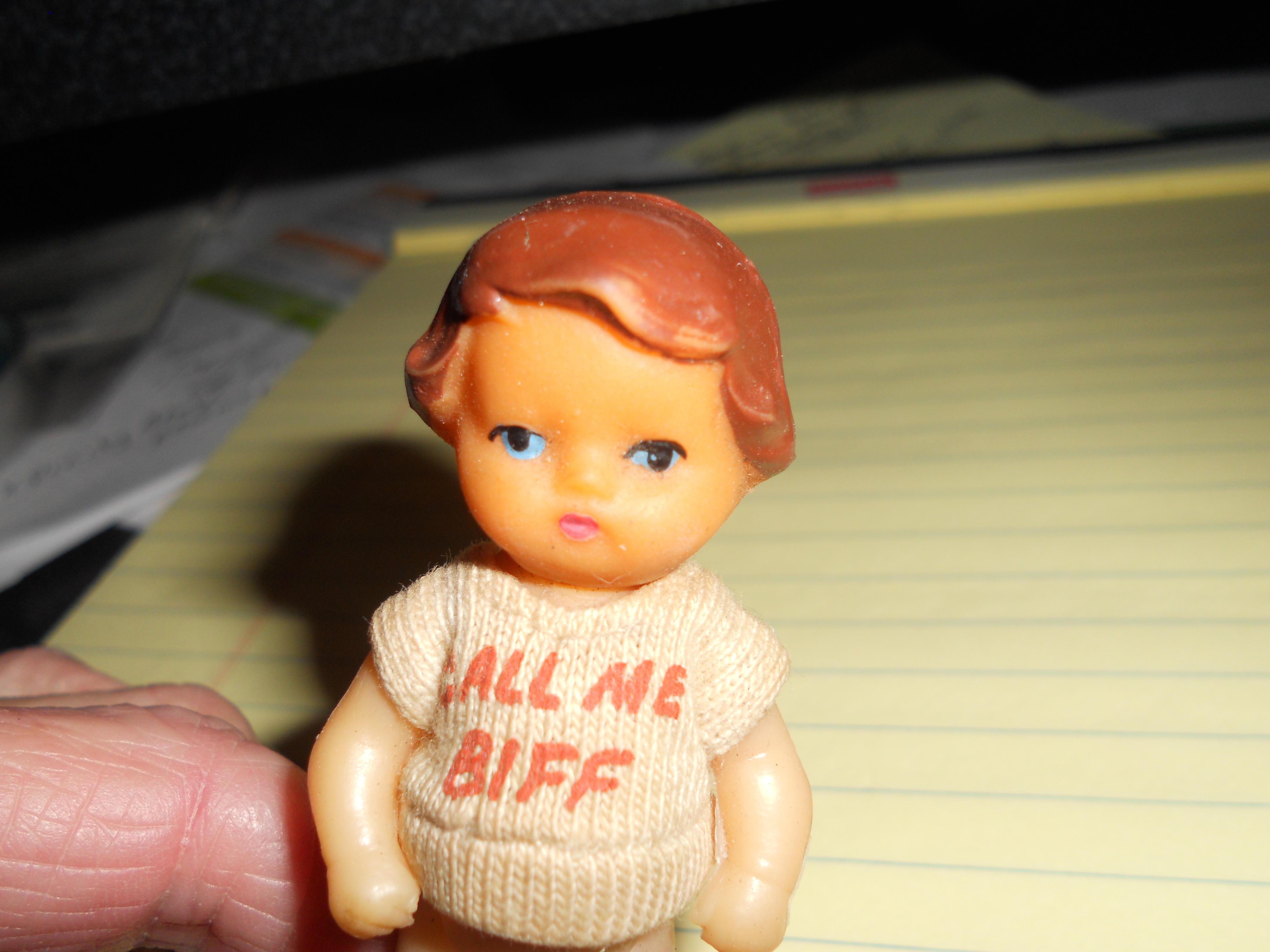 Biff Doll Germany Rubber 3 1/4 inch