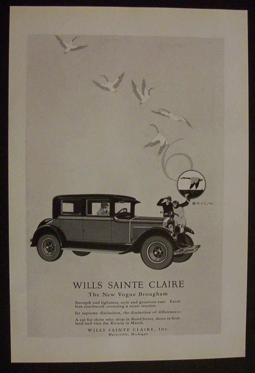 1926 Wills Sainte Claire