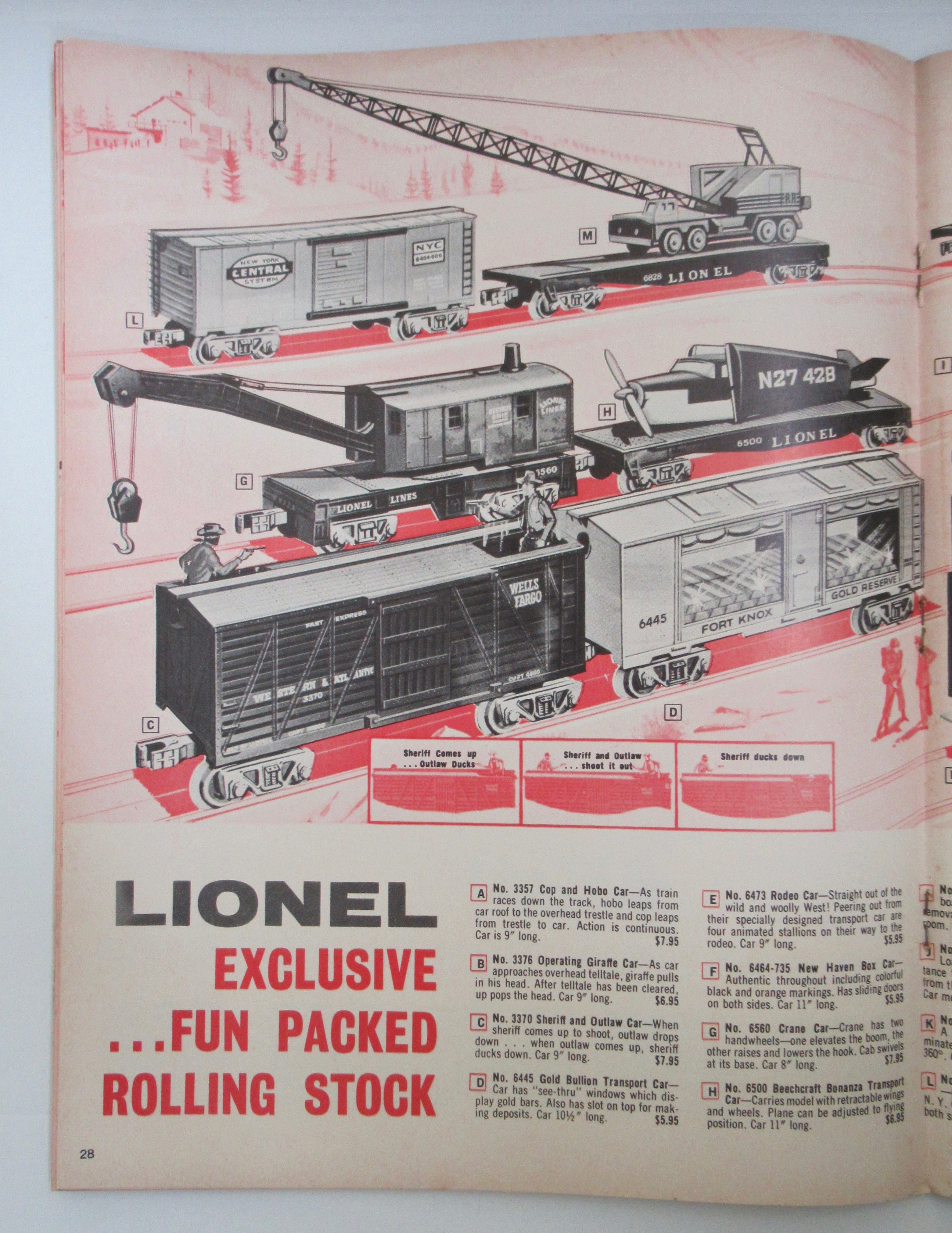1963 Lionel Railroad Train Catalog Super HO Trains