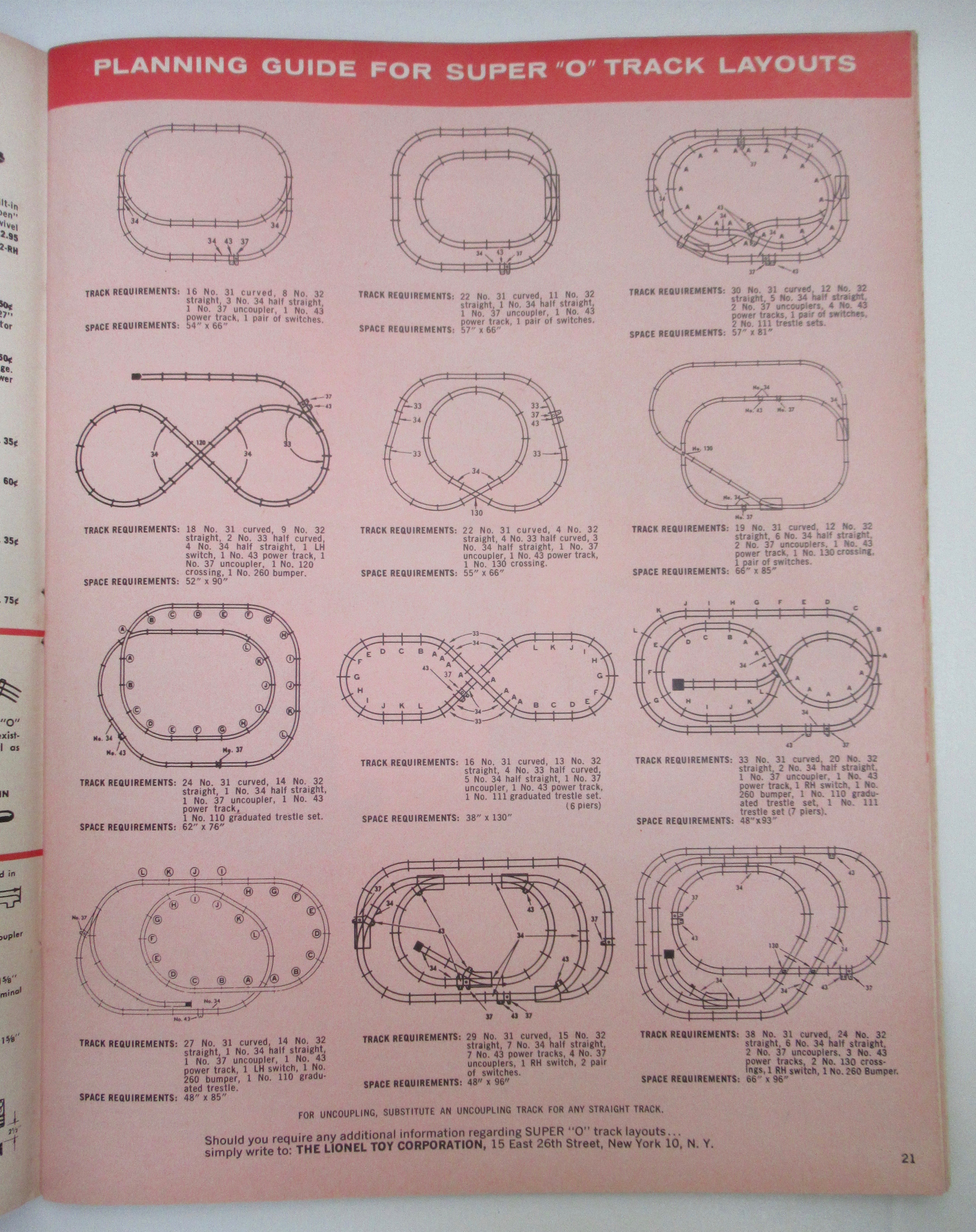 1963 Lionel Railroad Train Catalog Super HO Trains