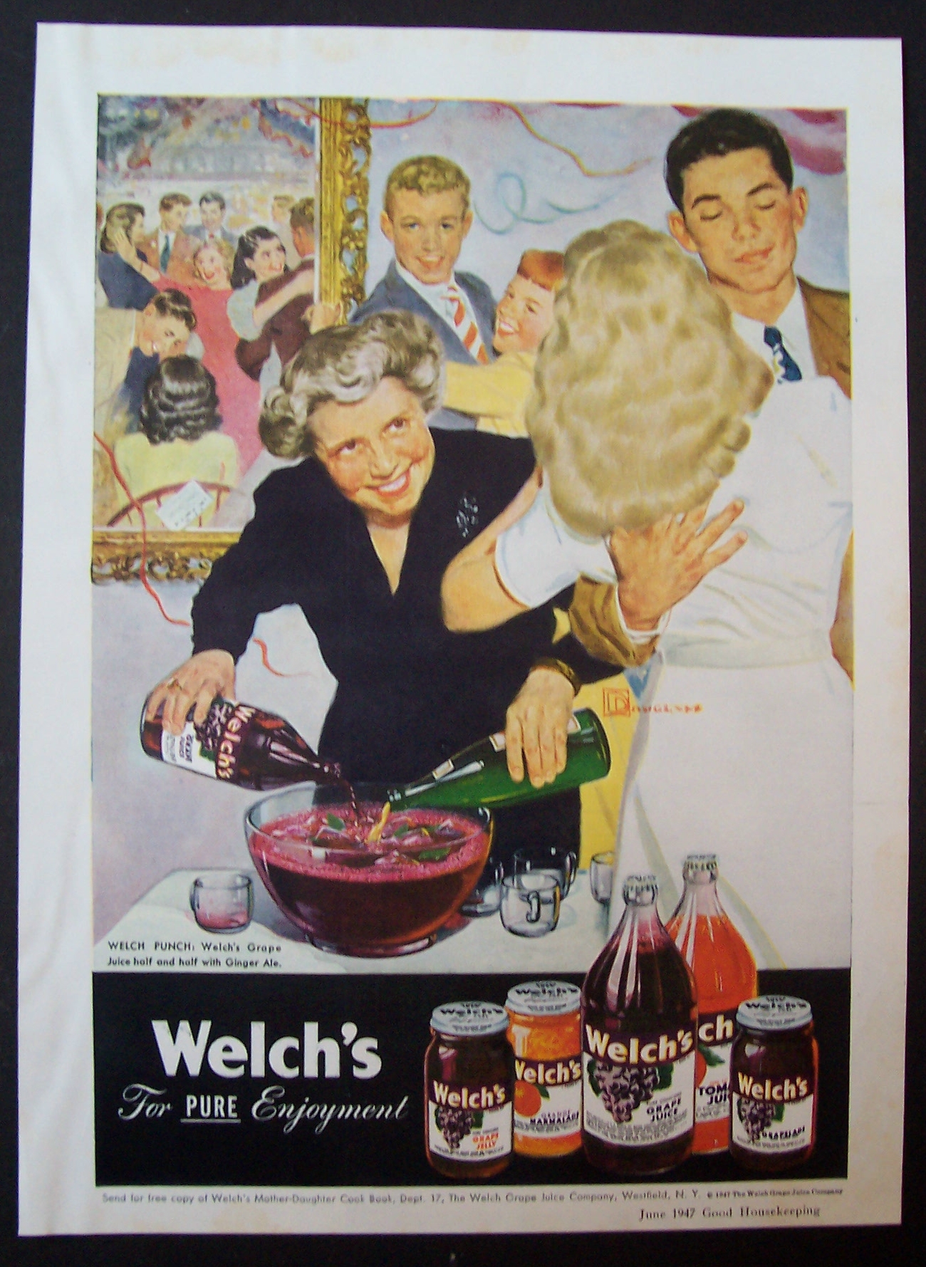 1947  Welch's  Grape  Juice