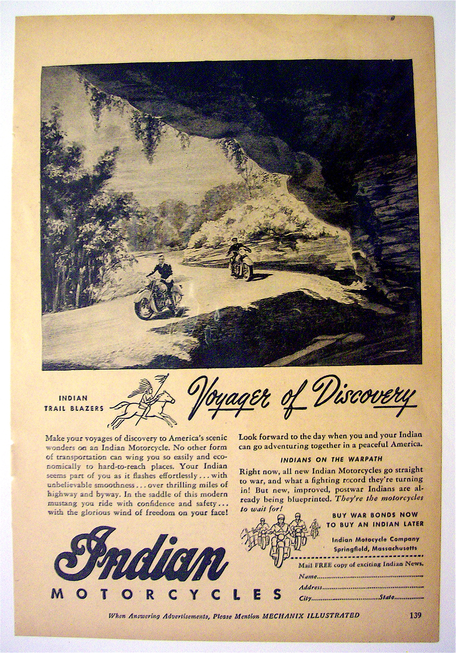 1944 Indian Motorcycles