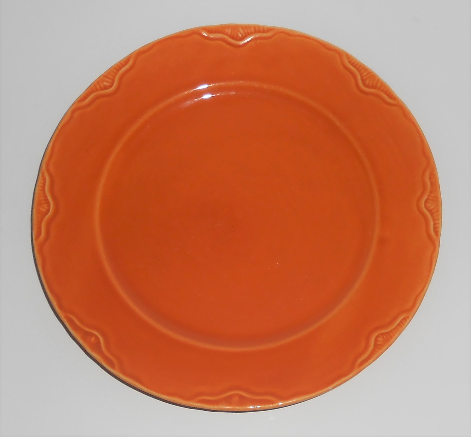 Coors Pottery Golden Rainbow Orange Desert Plate Very R