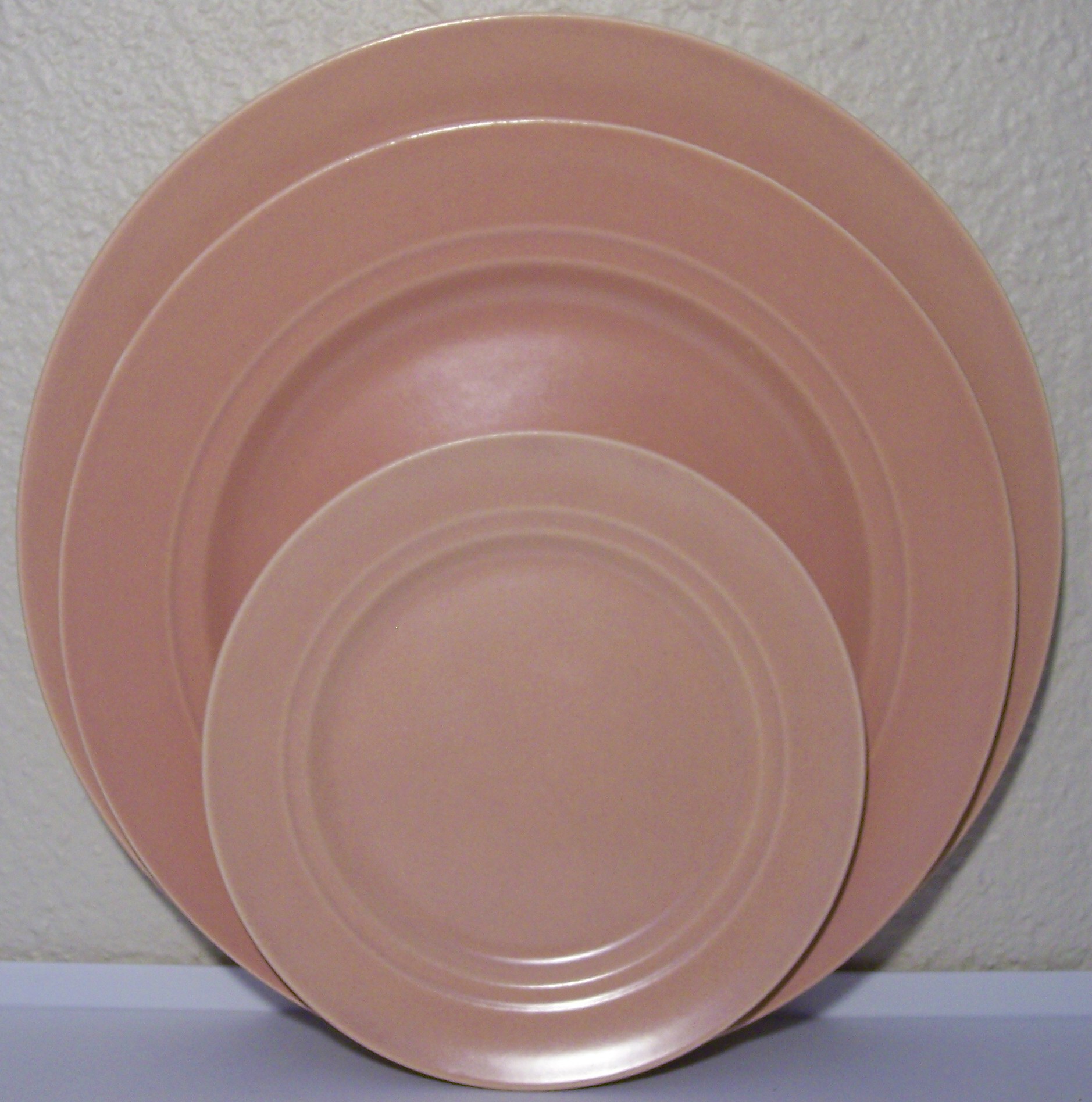Franciscan Pottery Montecito Satin Coral Lunch Plate!