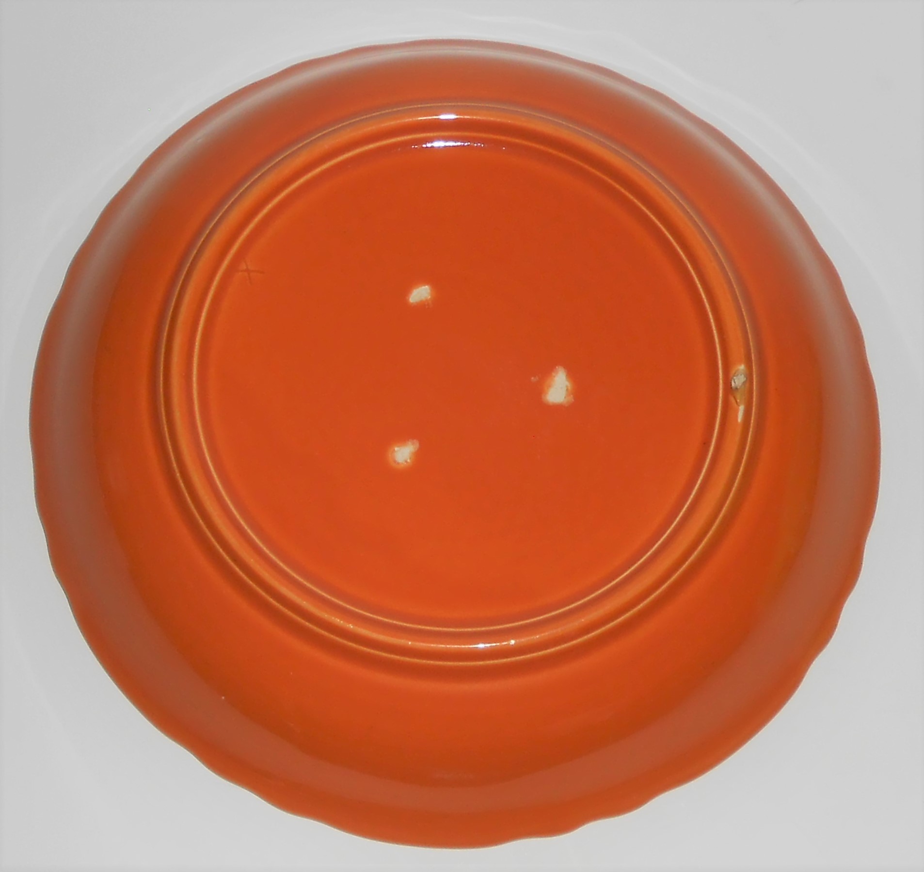 Coors Pottery Golden Rainbow Orange Coupe Soup Bowl
