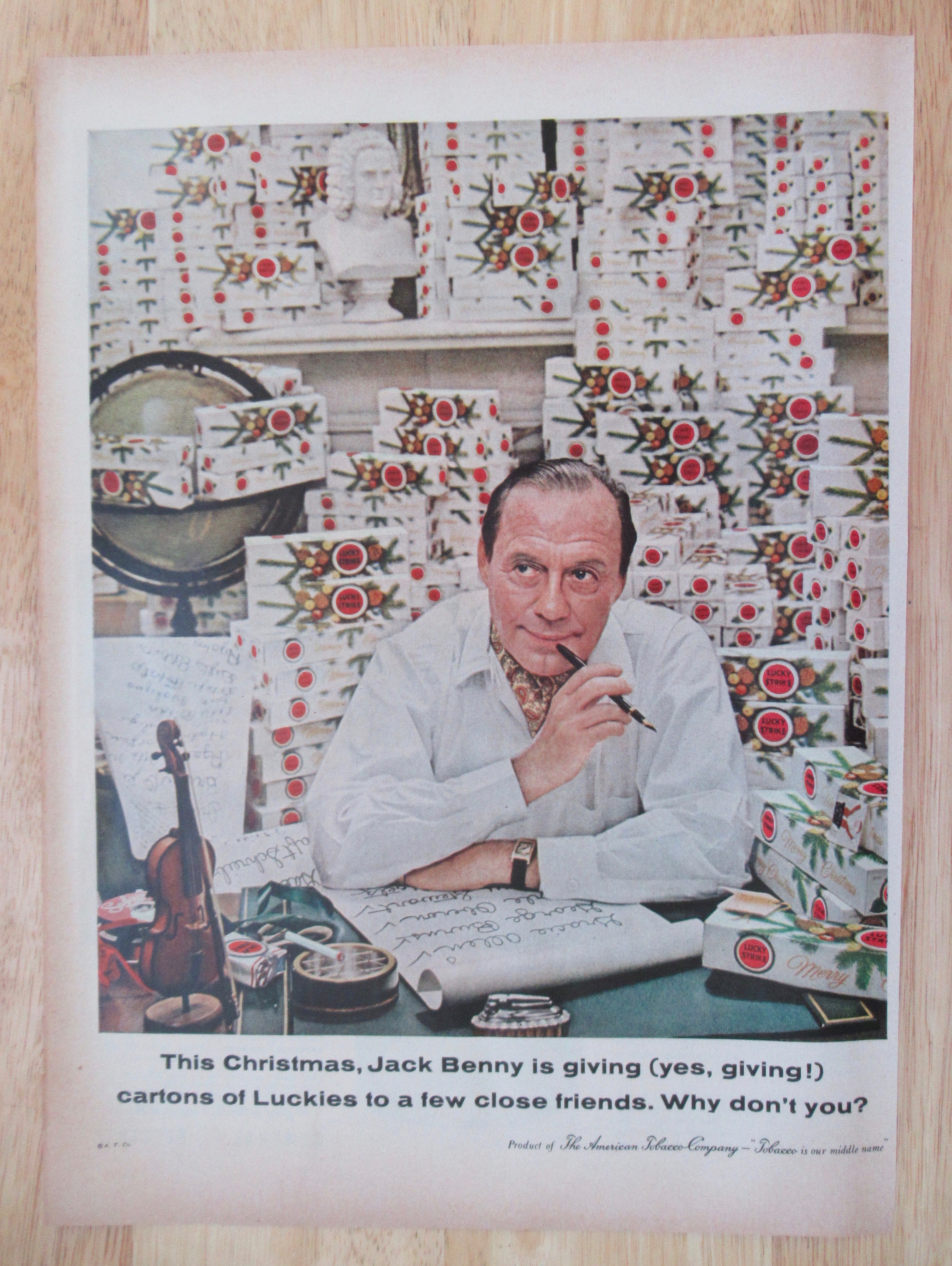 1958 Lucky Strike Cigarettes with Jack Benny