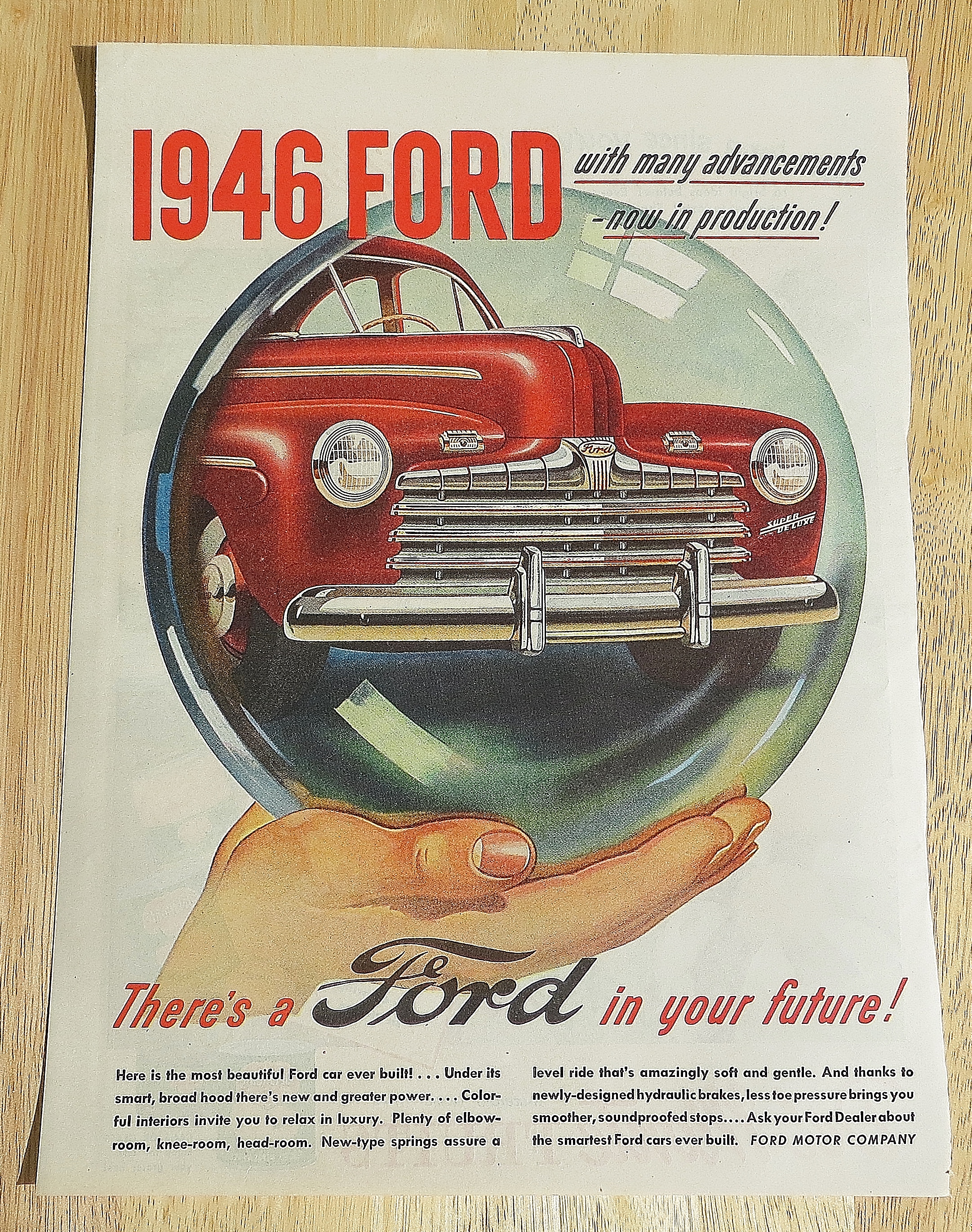 1946 Ford With The Super Deluxe In Bubble