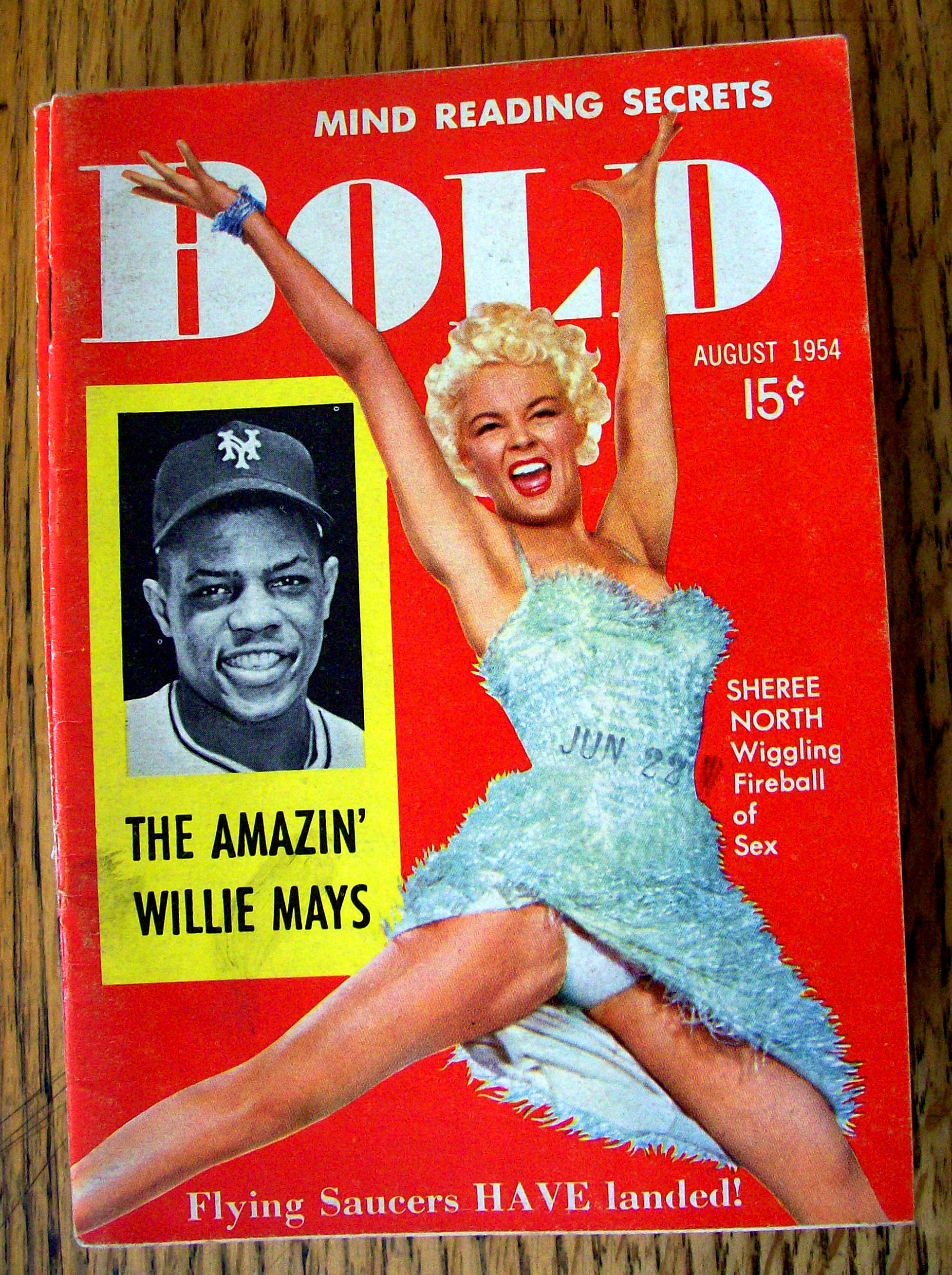 Bold Magazine August 1954 Sheree North