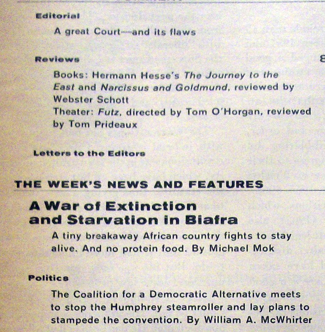 Life Magazine - July 12, 1968 - Starving Children