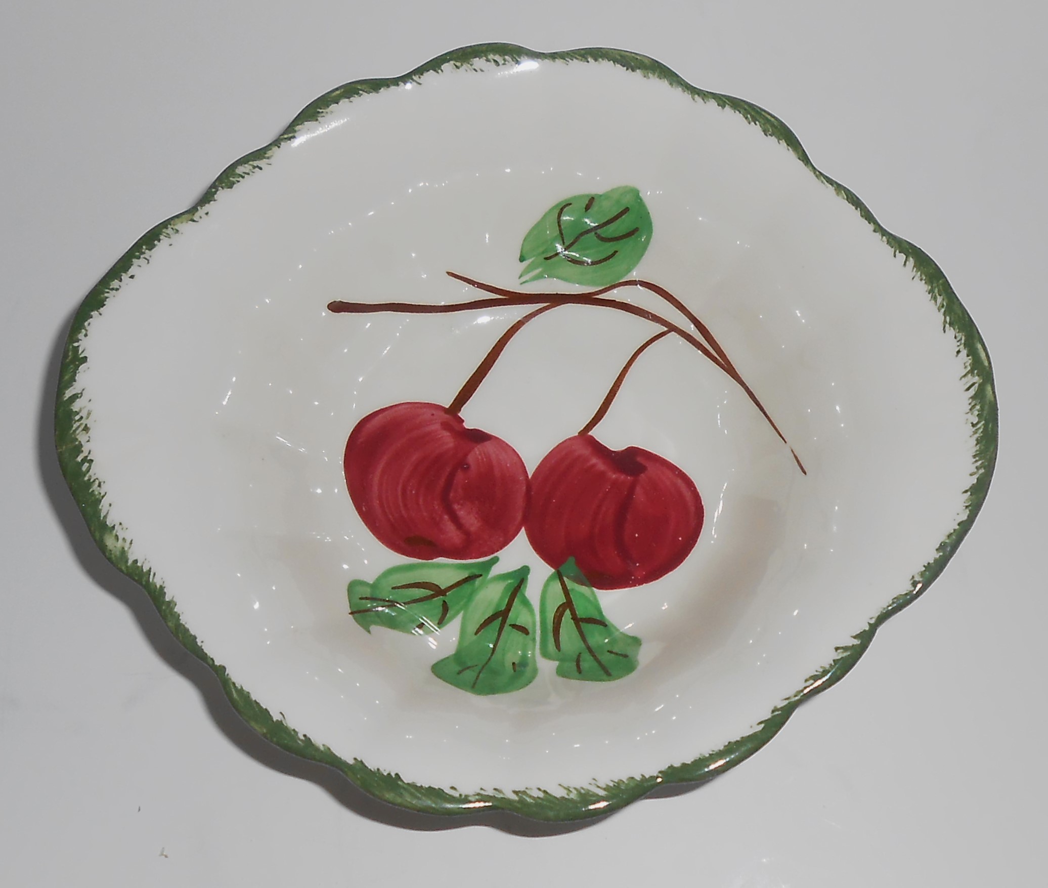 Blue Ridge Southern Potteries Big Apple Tab Handle Soup