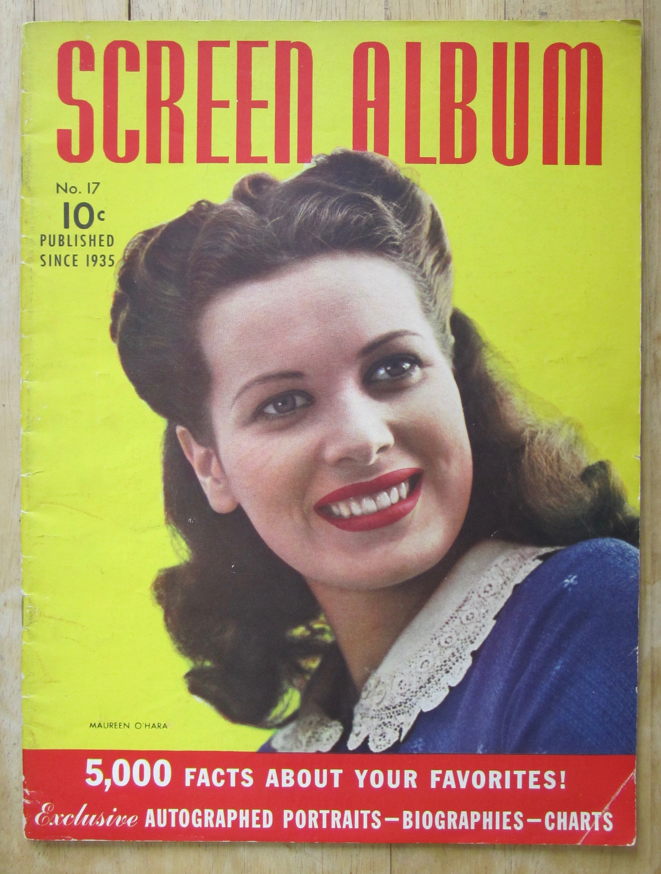 Screen Album Magazine October-December 1941 M. O'Hara