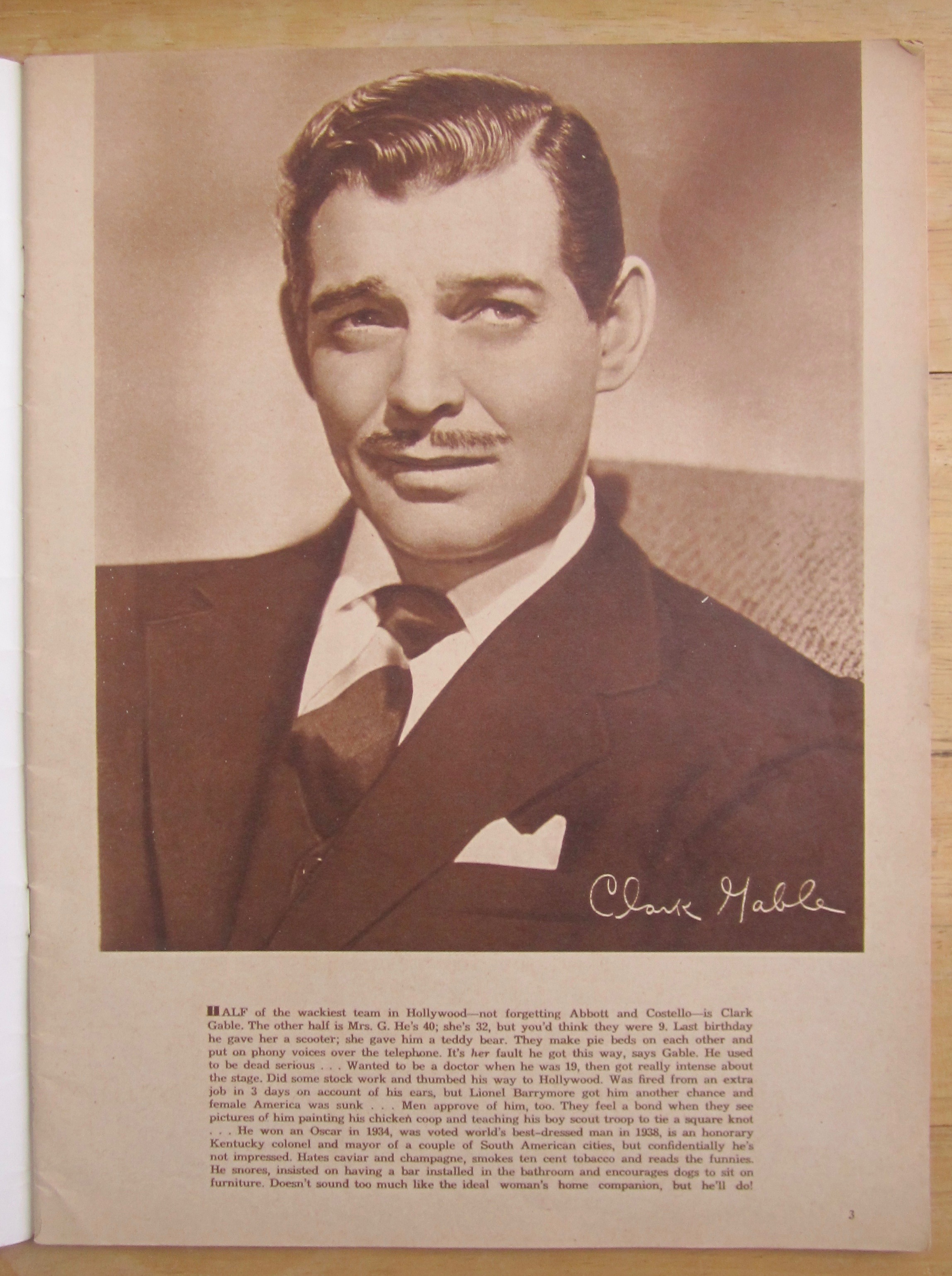 Screen Album Magazine October-December 1941 M. O'Hara