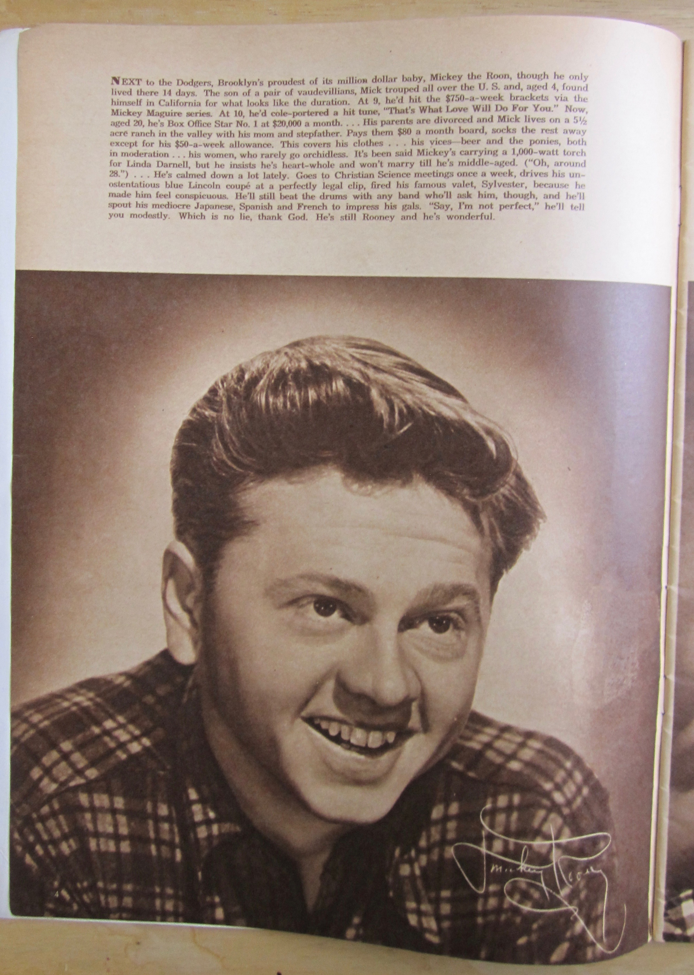 Screen Album Magazine October-December 1941 M. O'Hara