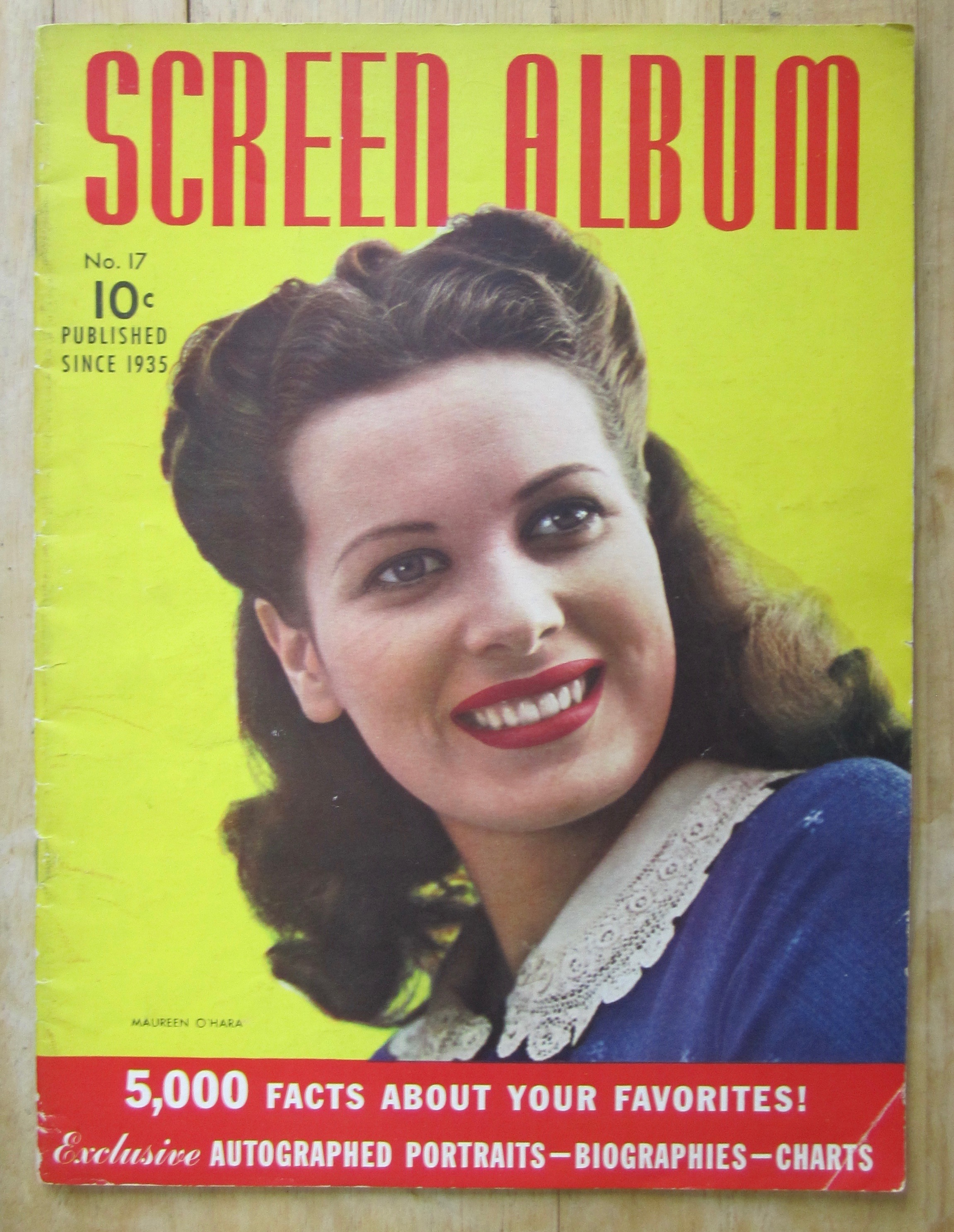 Screen Album Magazine October-December 1941 M. O'Hara