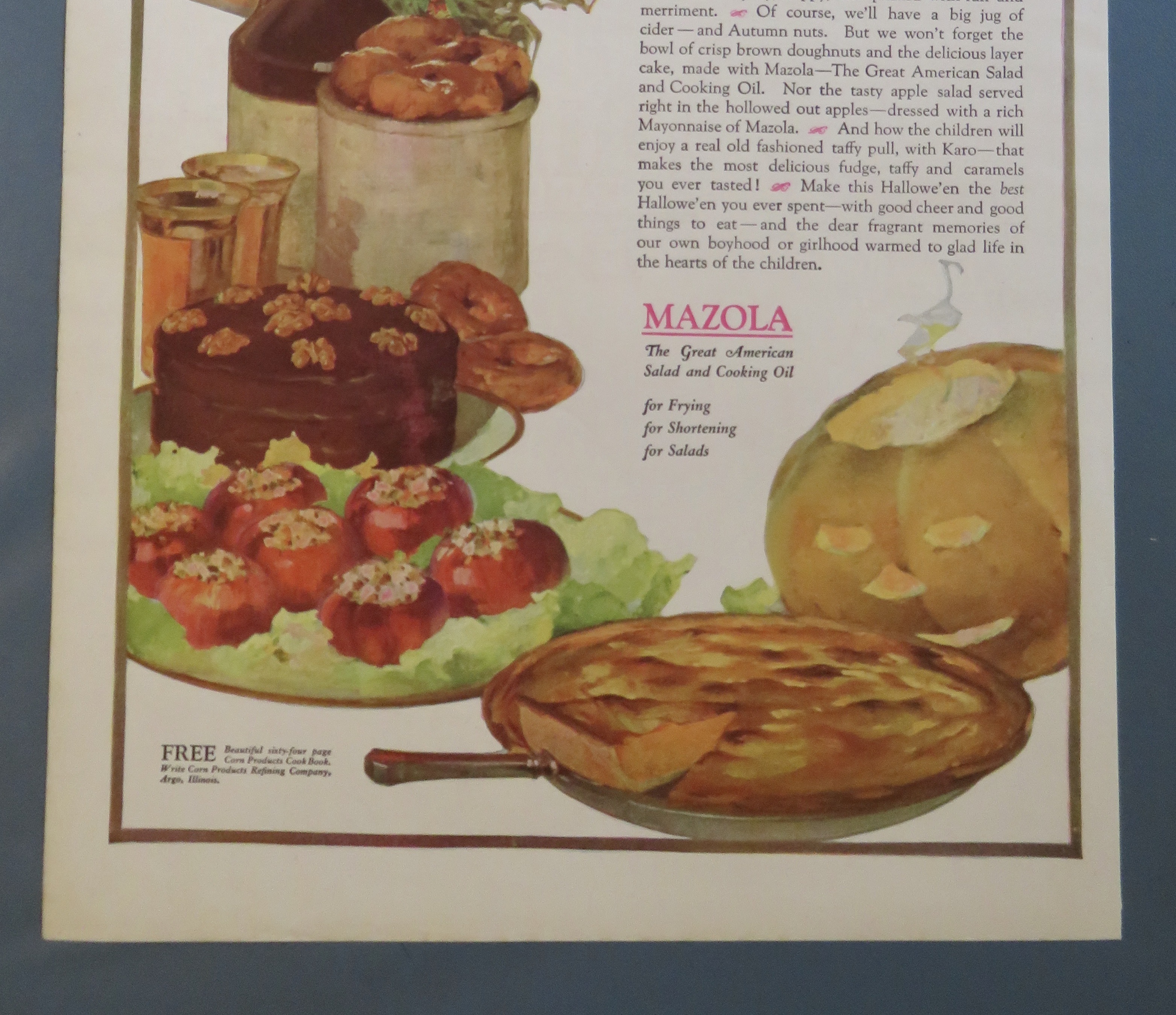 1920 Mazola Oil with The Spirit Of Halloween