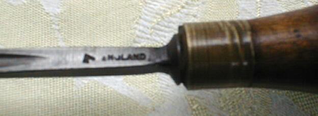 S.J. ADDIS 1/4" Tanged Gouge Chisel Full Sweep
