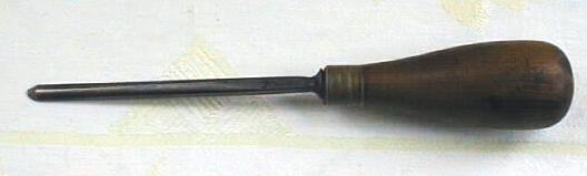 S.J. ADDIS 1/4" Tanged Gouge Chisel Full Sweep
