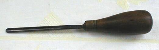 S.J. ADDIS 1/4" Tanged Gouge Chisel Full Sweep