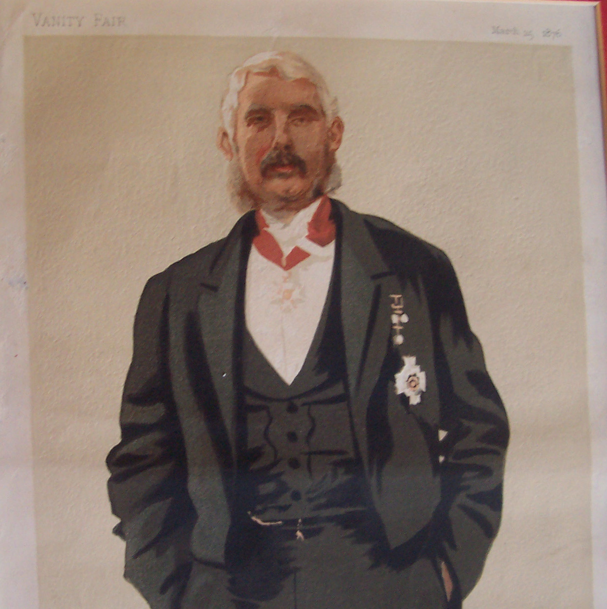 1876 Vanity Fair Print Gen. Sir Frederick Paul Haines