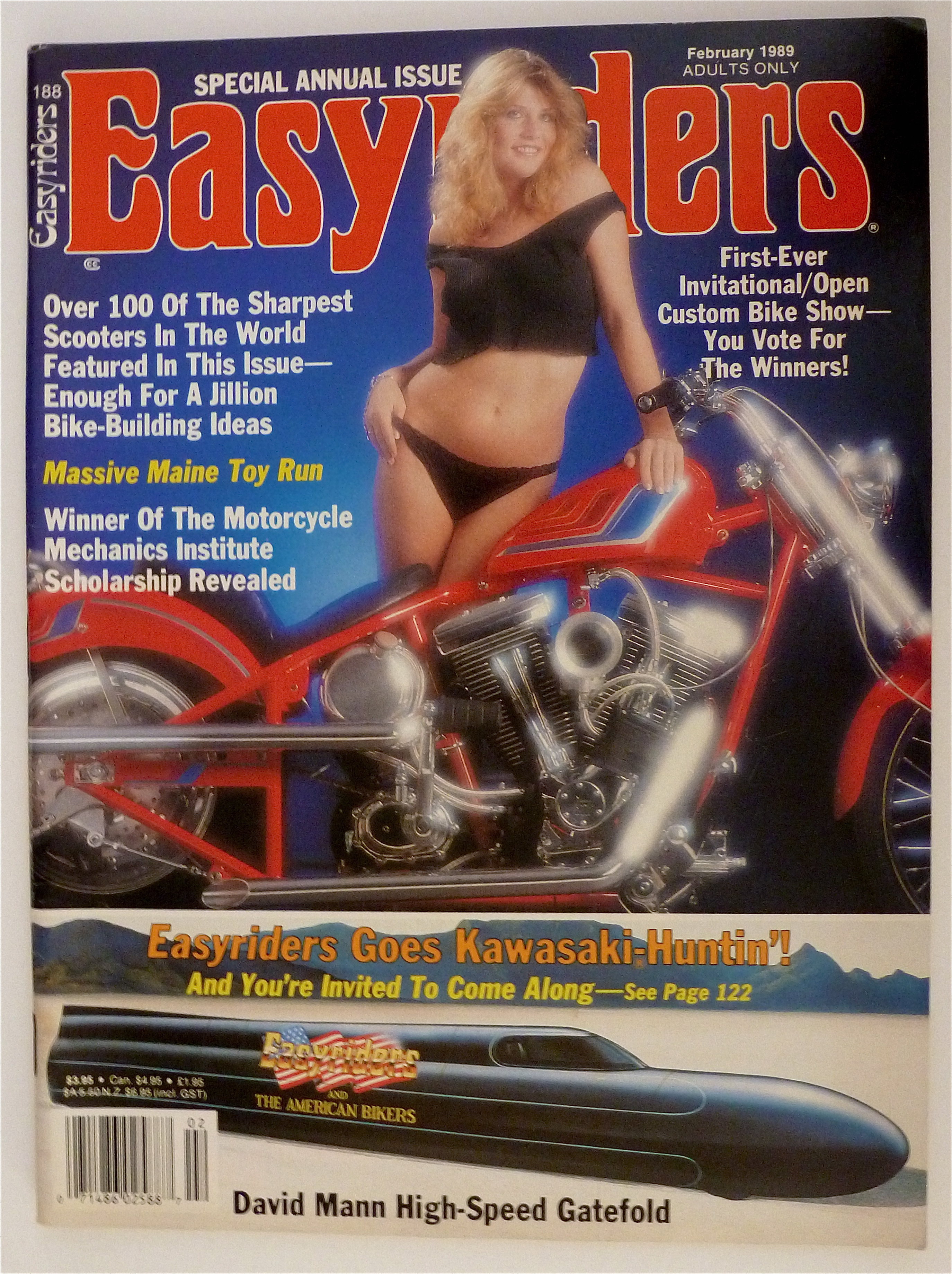 Easyriders February 1989 Kawasaki Huntin'