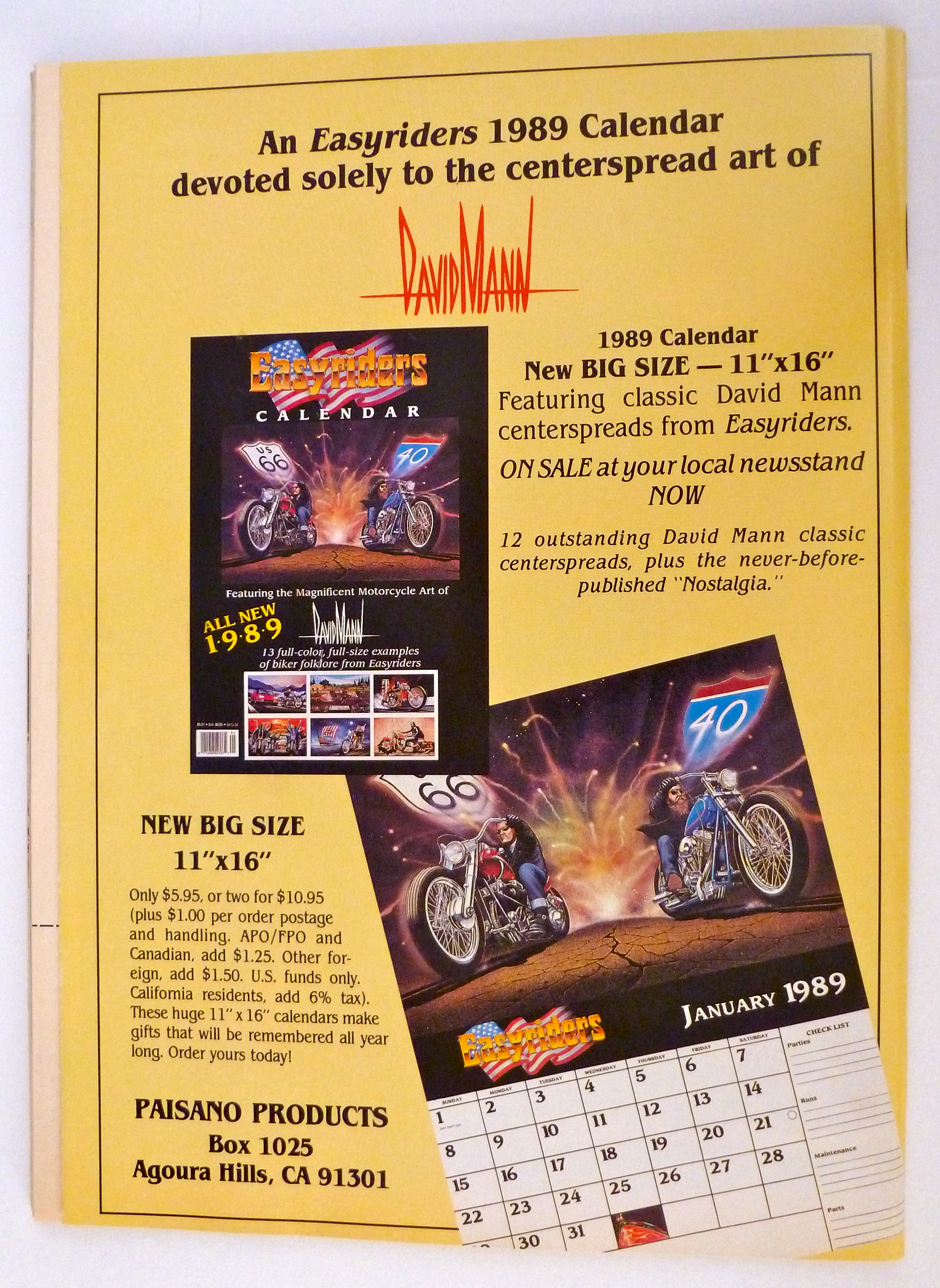 Easyriders February 1989 Kawasaki Huntin'