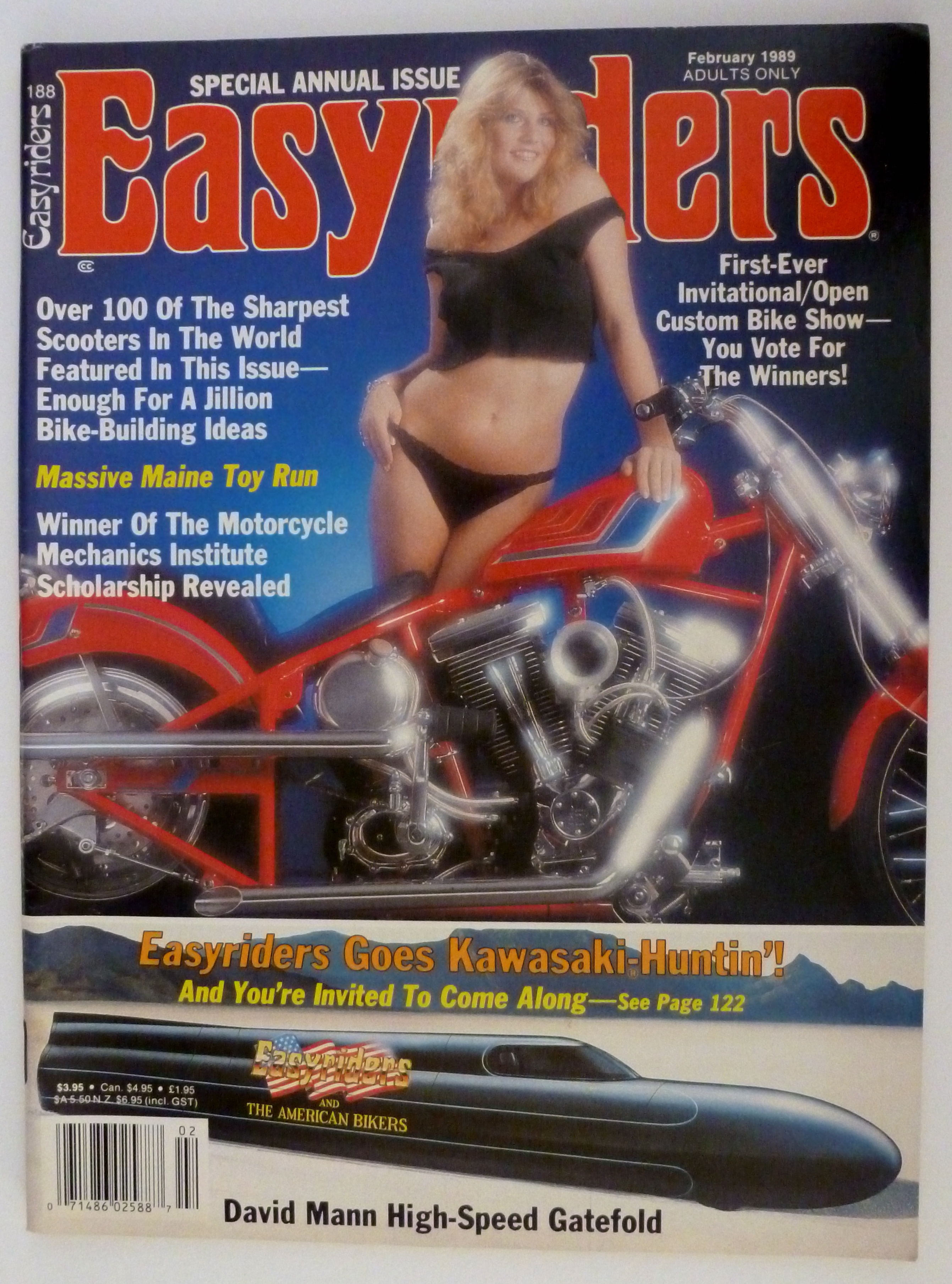 Easyriders February 1989 Kawasaki Huntin'