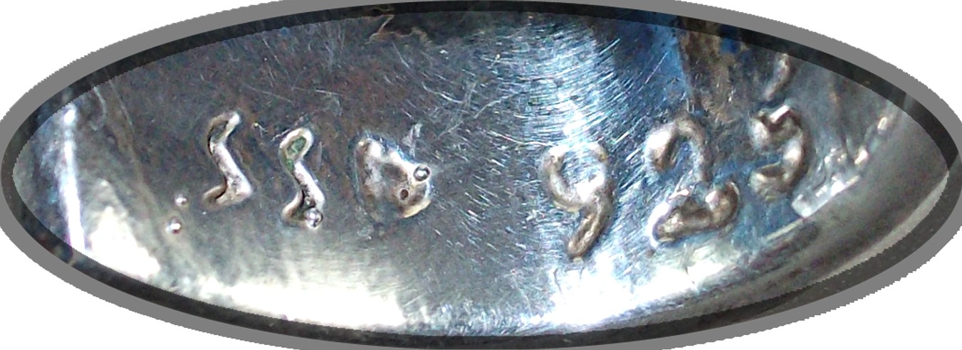 Earrings Sterling Silver Artist Signed SS Clips Irael .