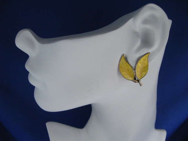 Bracelet Earrings DAVID ANDERSEN Gold Vermeil Enamel