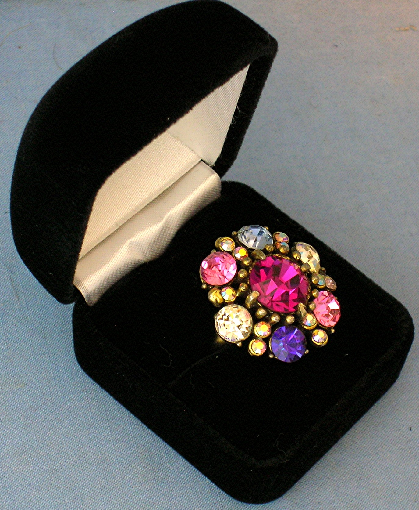 Crystal Hollycraft Ring adjustable